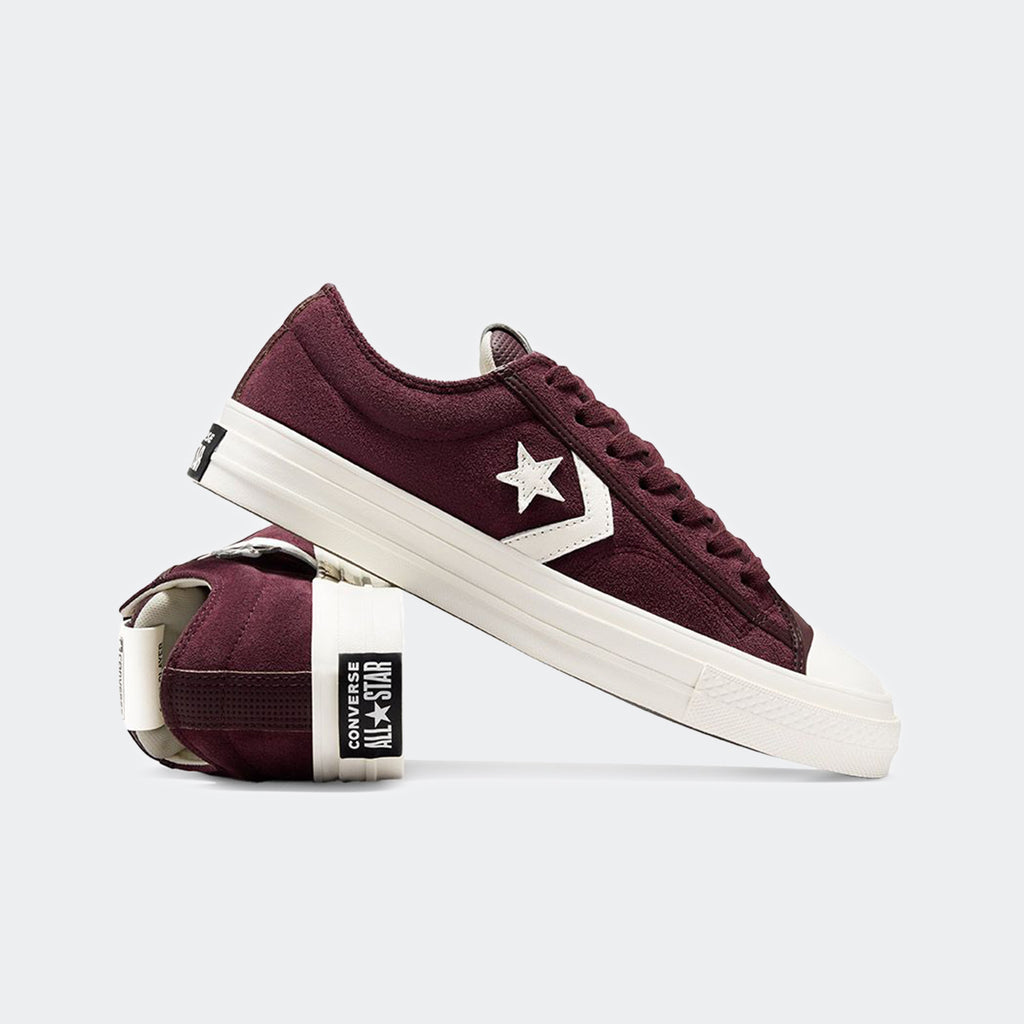 Unisex Converse Star Player 76 Suede Shoes Bloodstone Violet