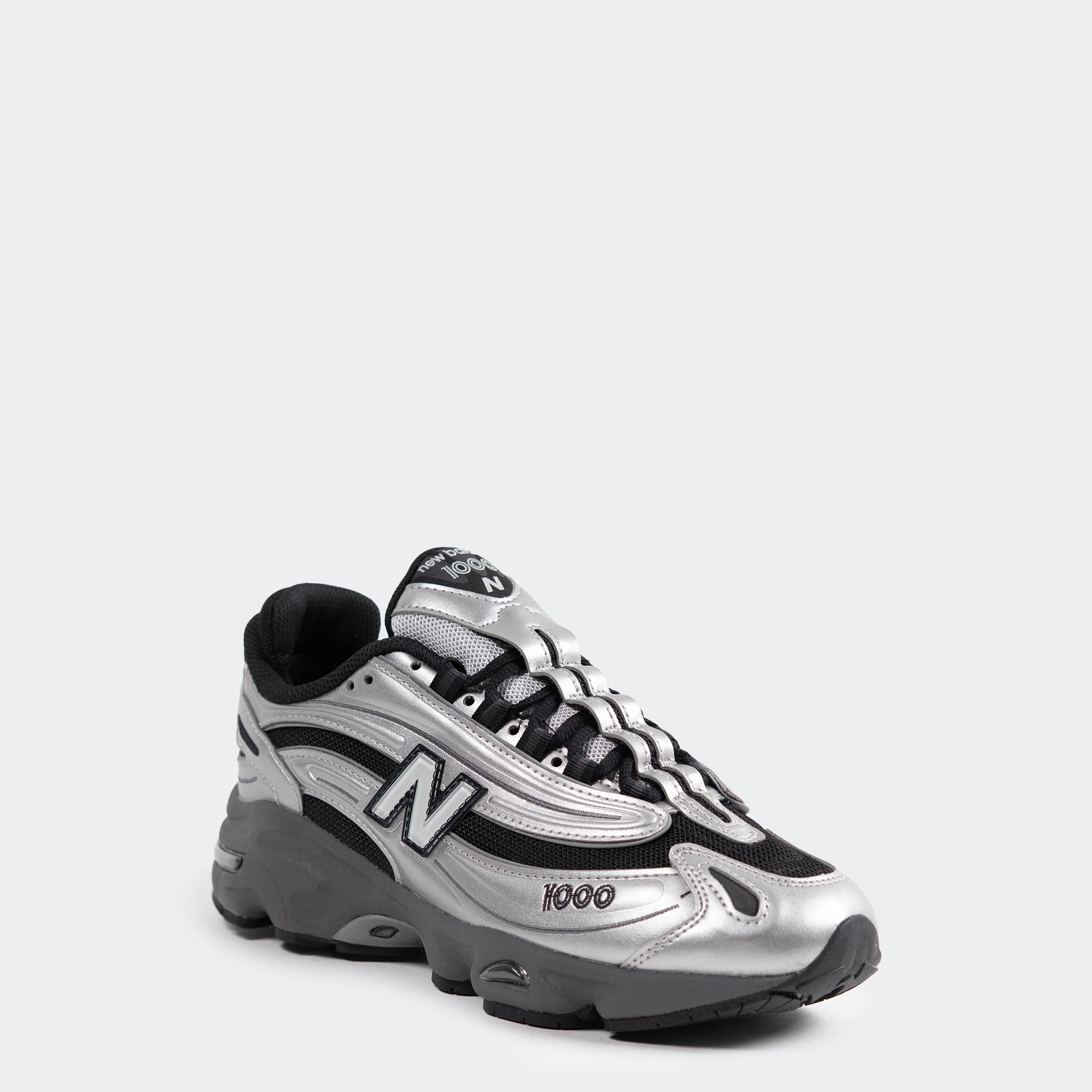 Men's New Balance 1000 Shoes Black / Silver Metallic