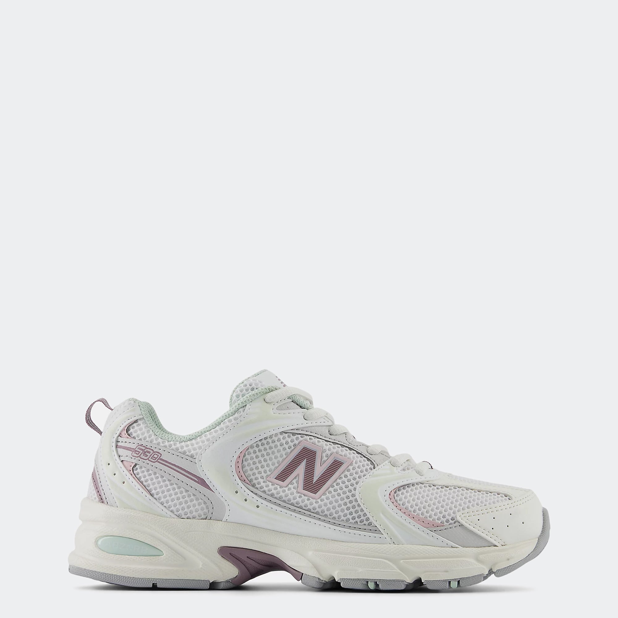 Unisex New Balance 530 Shoes Sea Salt with Ice Wine and Rose Sugar