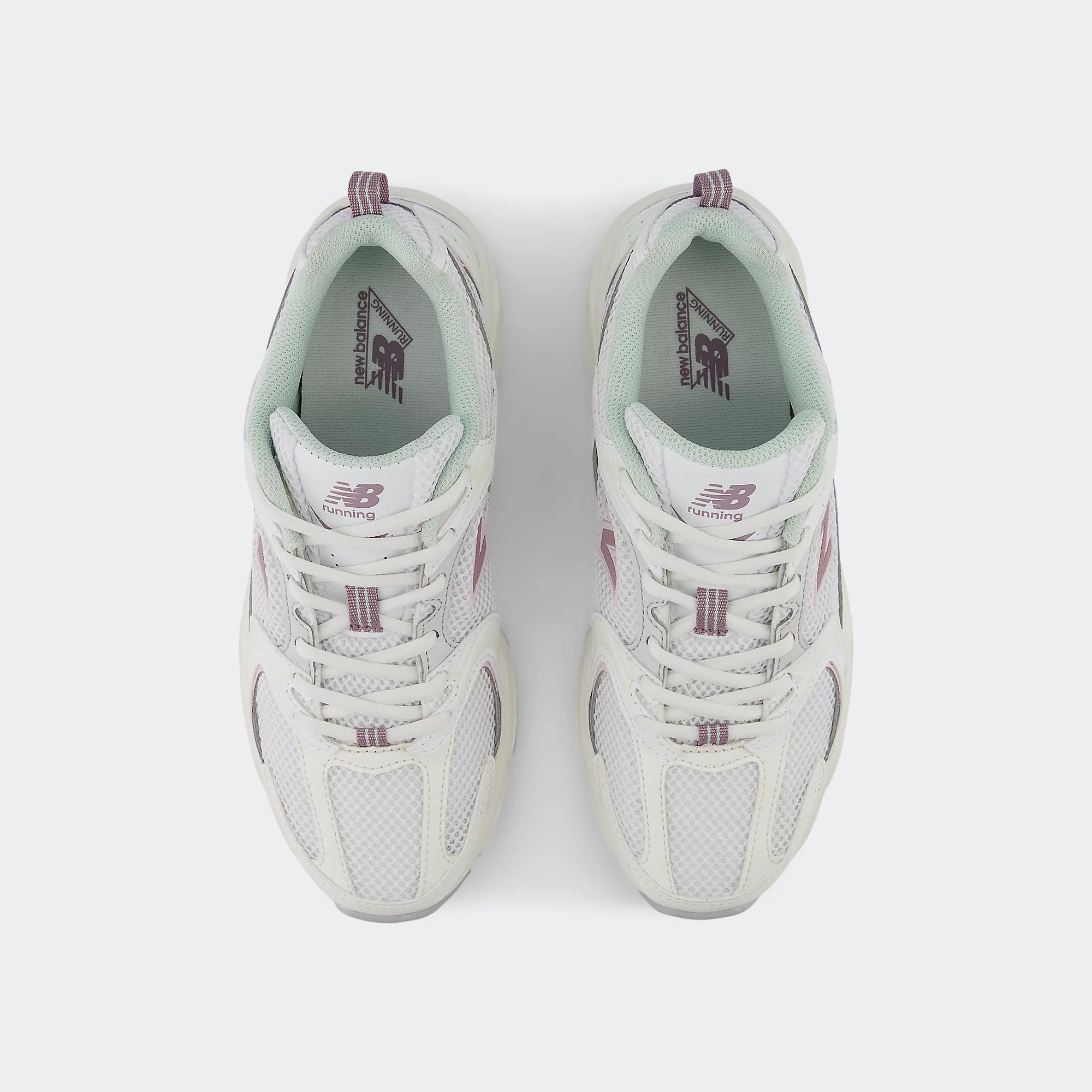 Unisex New Balance 530 Shoes Sea Salt with Ice Wine and Rose Sugar