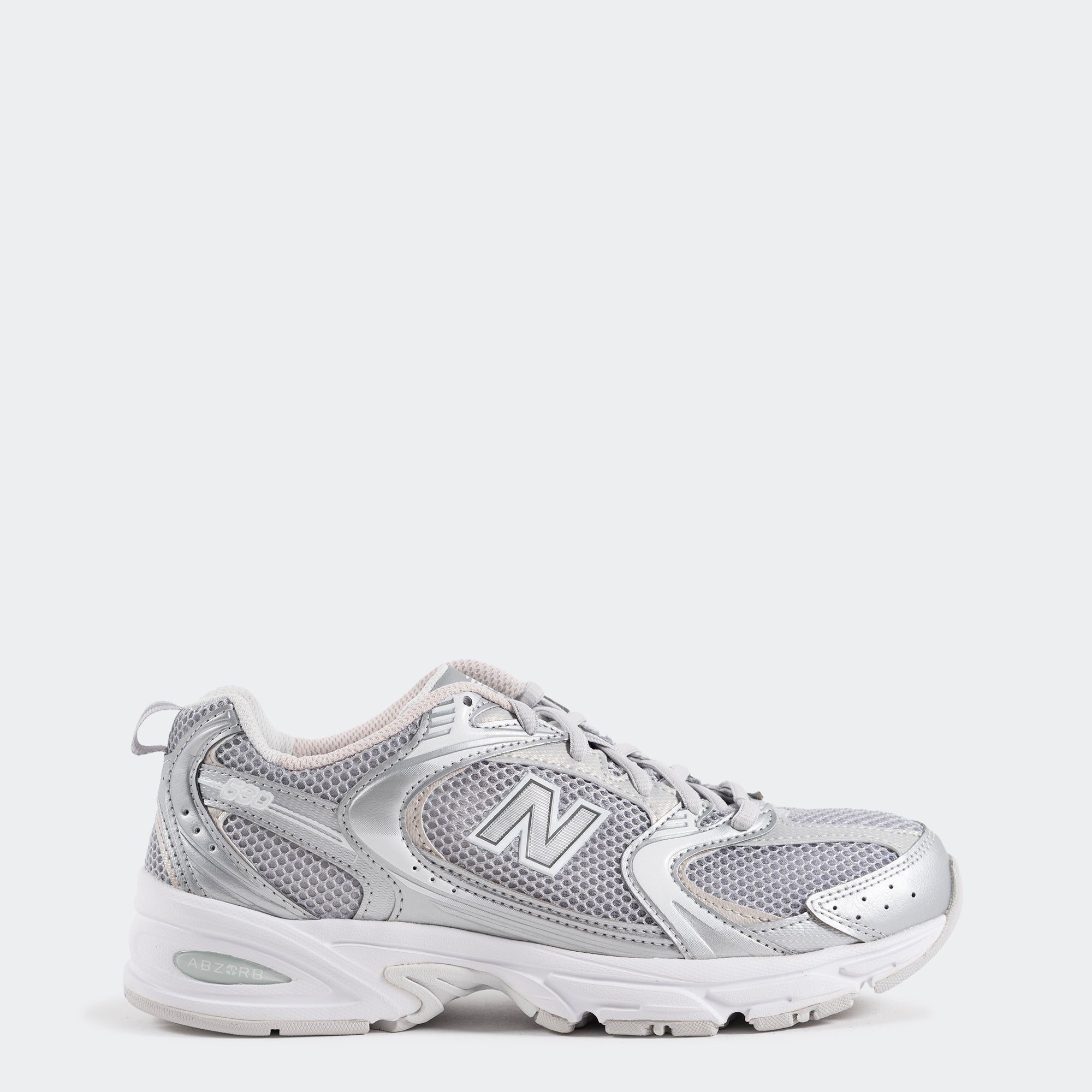 Unisex New Balance 530 Shoes Silver Metallic