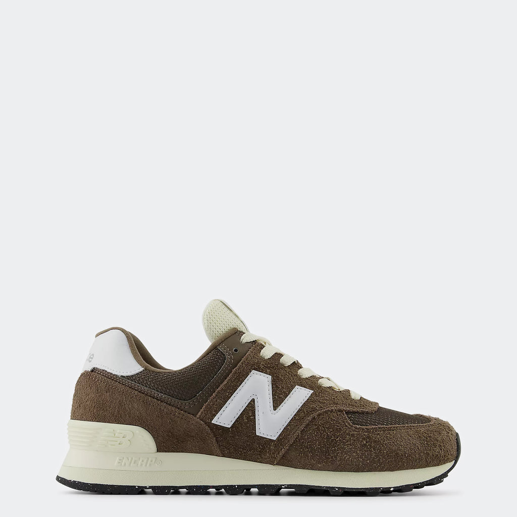 Unisex New Balance 574 Shoes Dark Mushroom