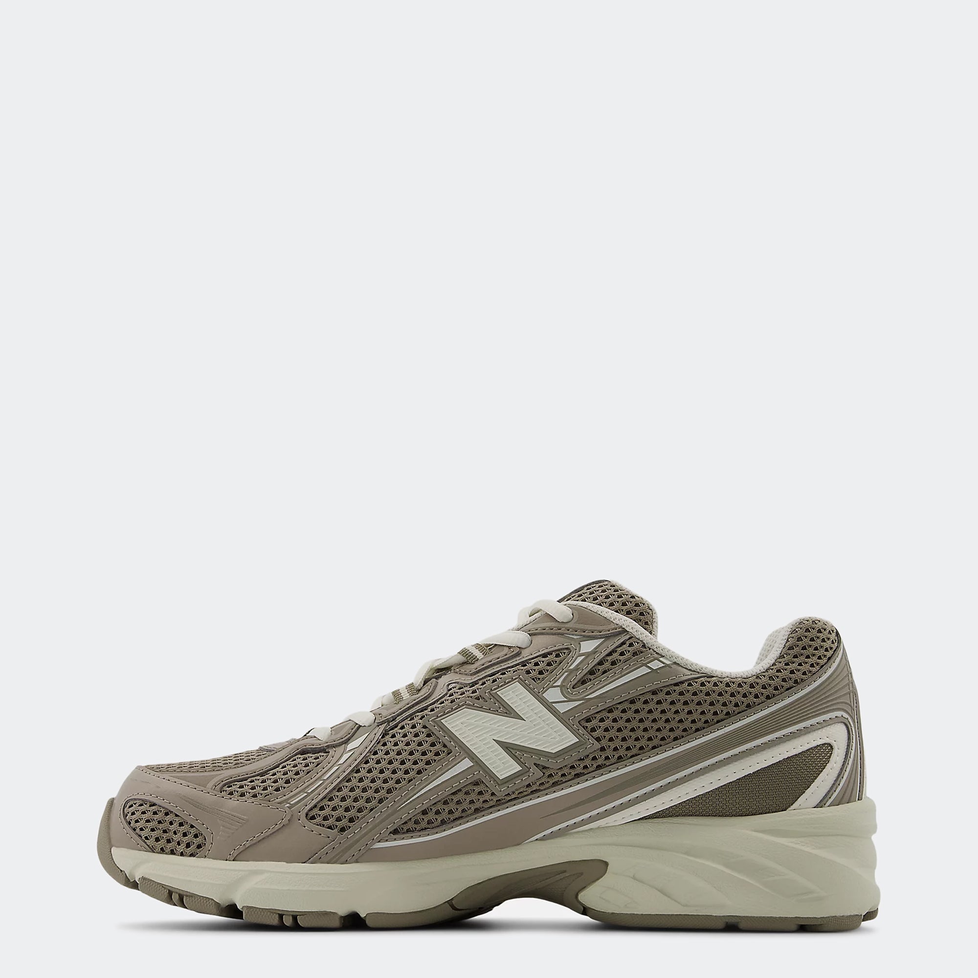 Unisex New Balance 740 Shoes Dark Olivine / Silver Metallic