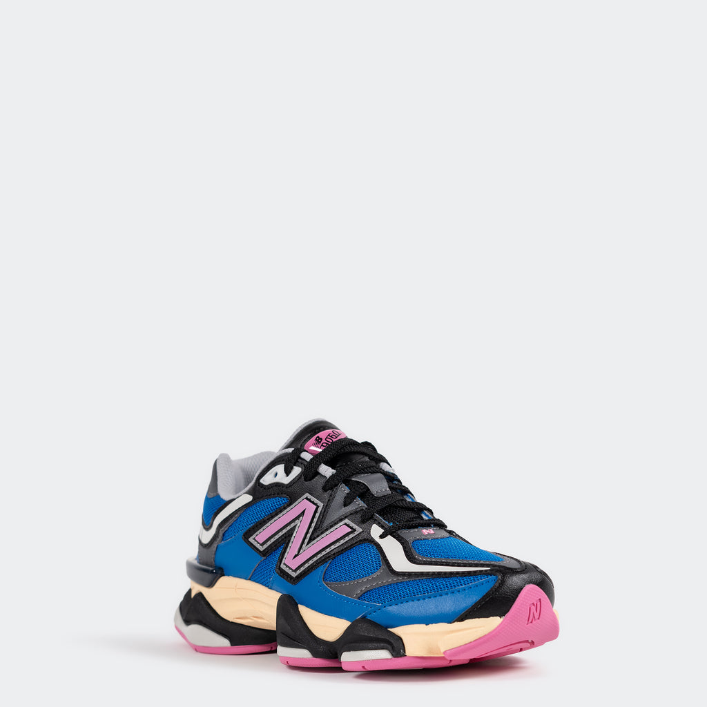 Unisex New Balance 9060 Shoes Blue Oasis Real Pink