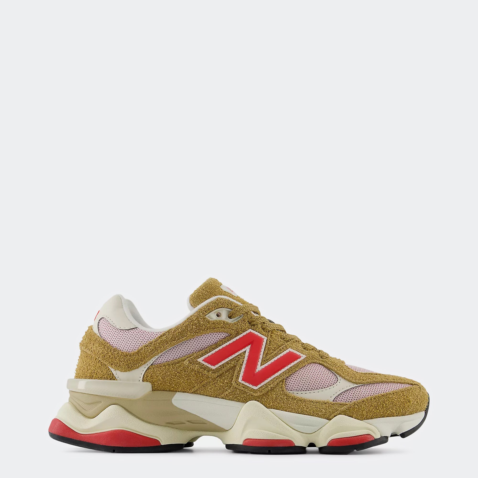 Unisex New Balance 9060 Shoes Great Plains with Twilight Haze and True Red