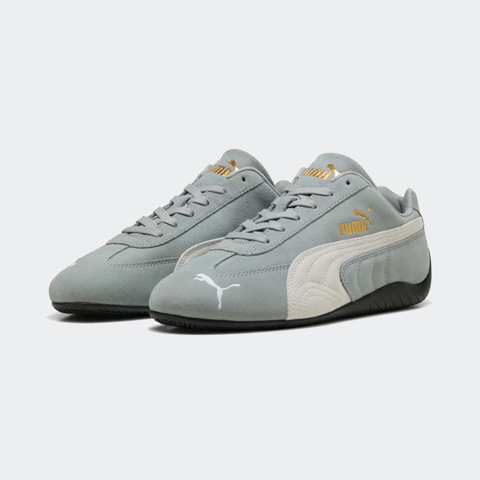 Unisex PUMA Speedcat OG Shoes Cool Mid Gray / PUMA White
