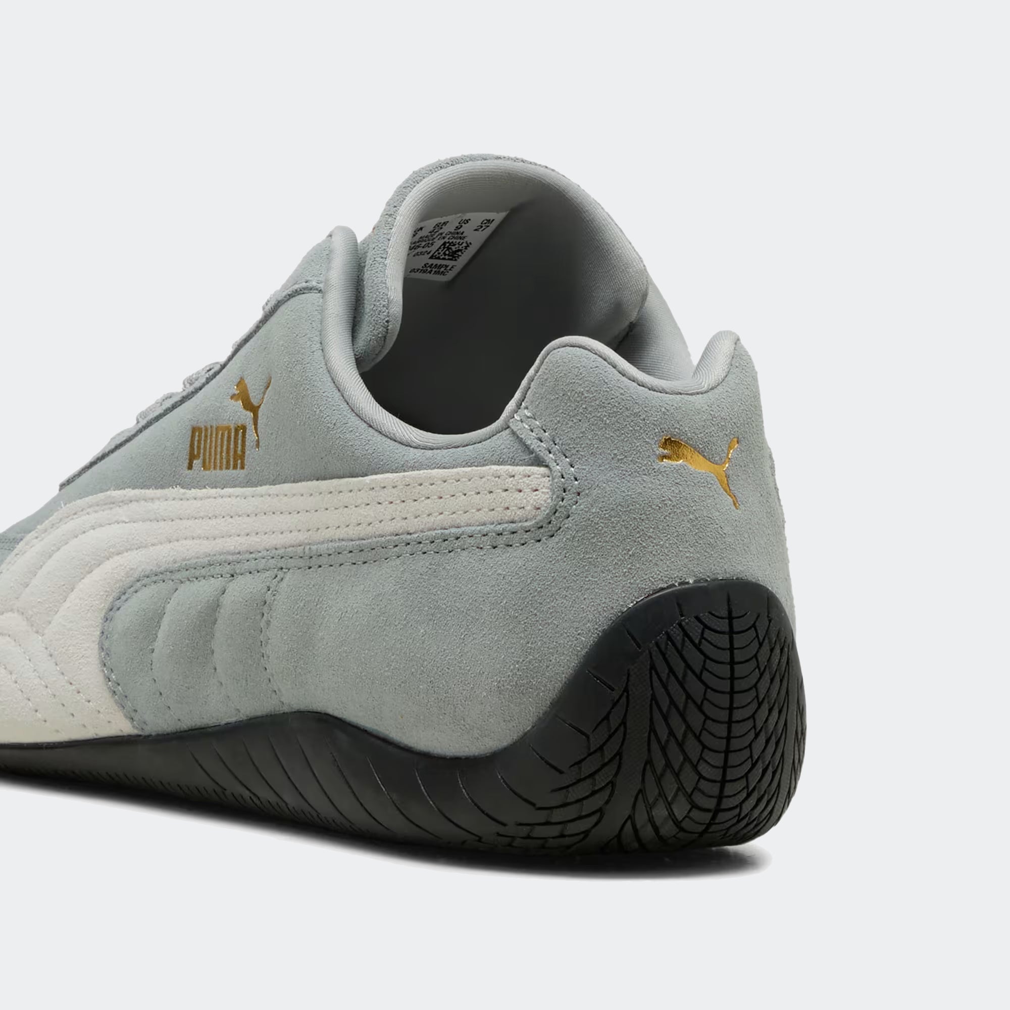 Unisex PUMA Speedcat OG Shoes Cool Mid Gray / PUMA White