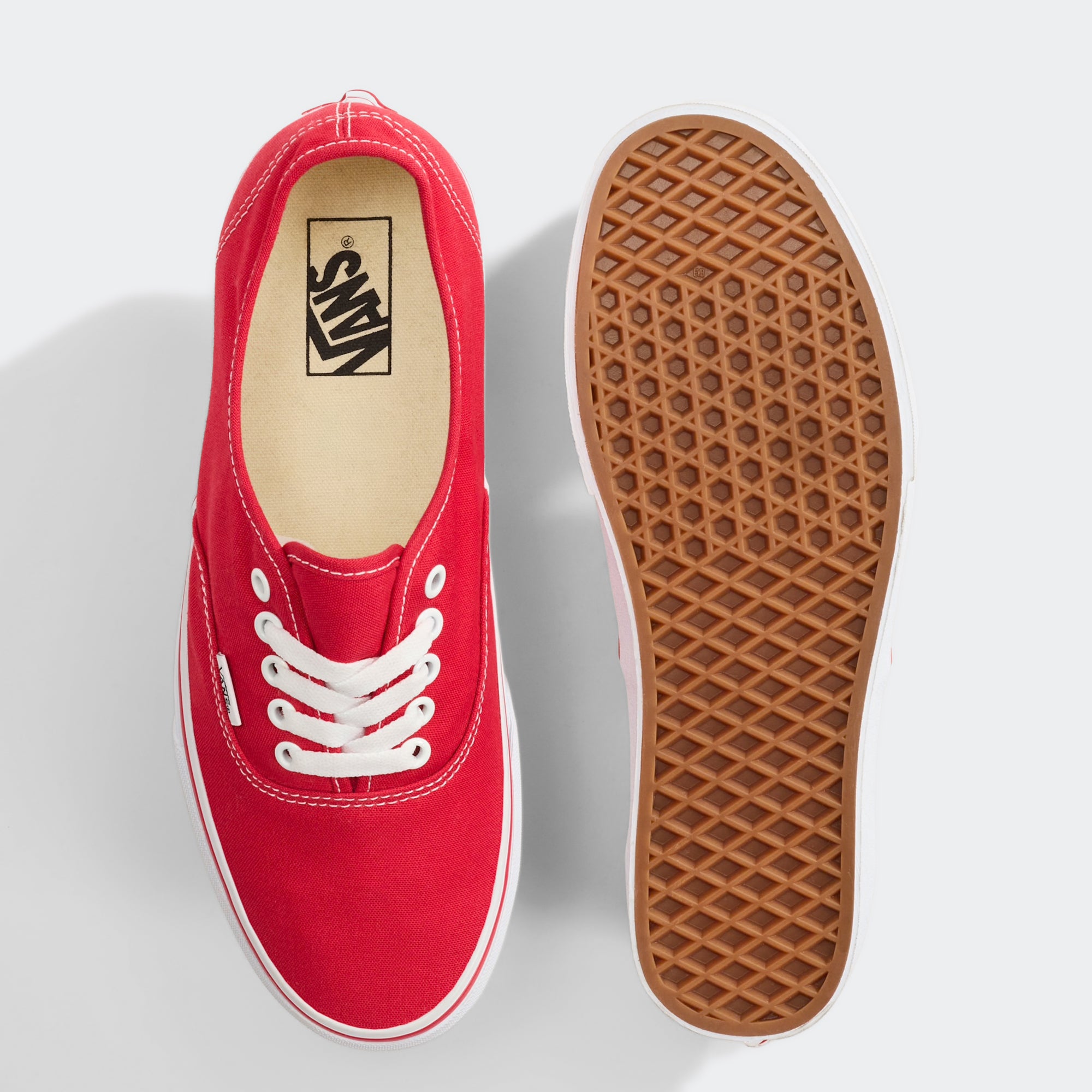 Unisex Vans Authentic Shoes Red
