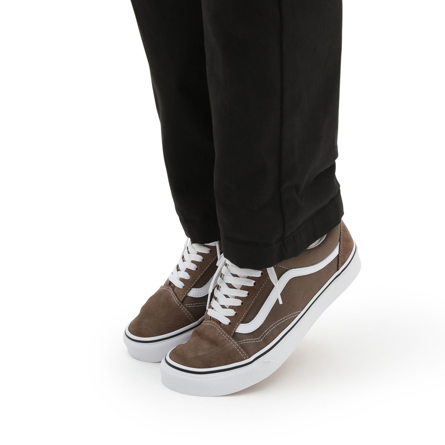 Unisex Vans Canvas Old Skool Shoes Walnut