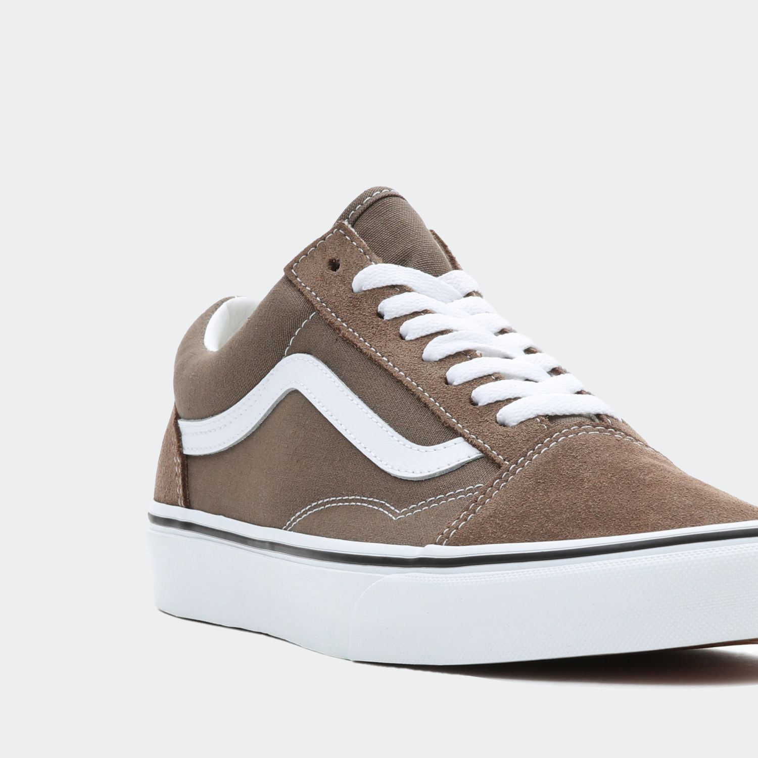 Unisex Vans Canvas Old Skool Shoes Walnut