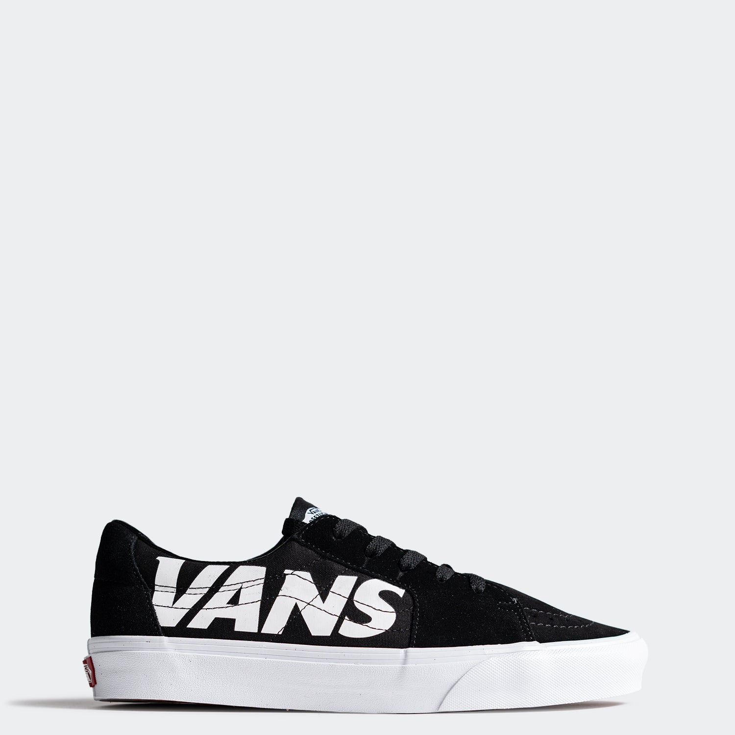 Unisex Vans Canvas Sk-8 Low Shoes Hi-Def Black/White