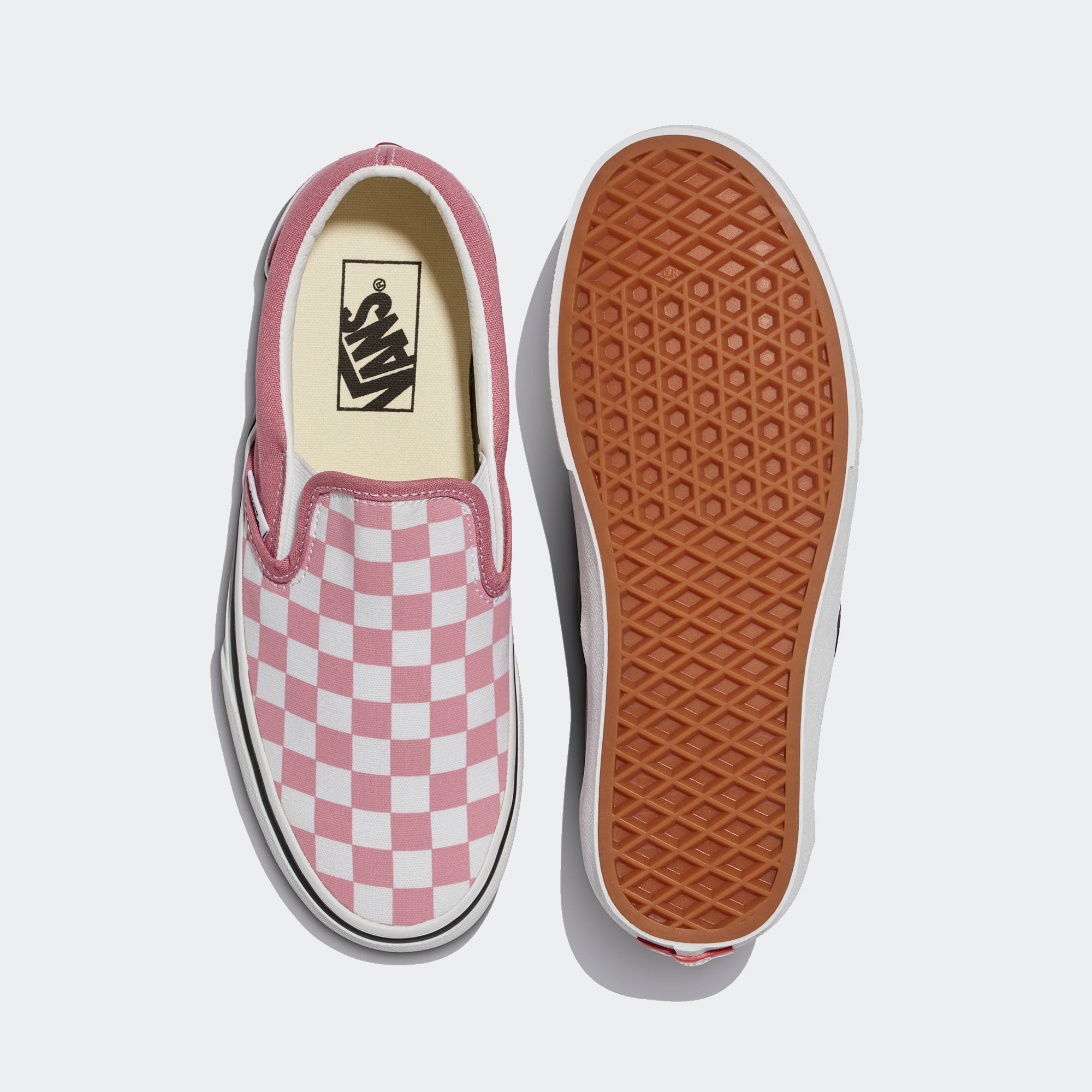 Unisex Vans Classic Slip-On Checkerboard Shoes Foxglove