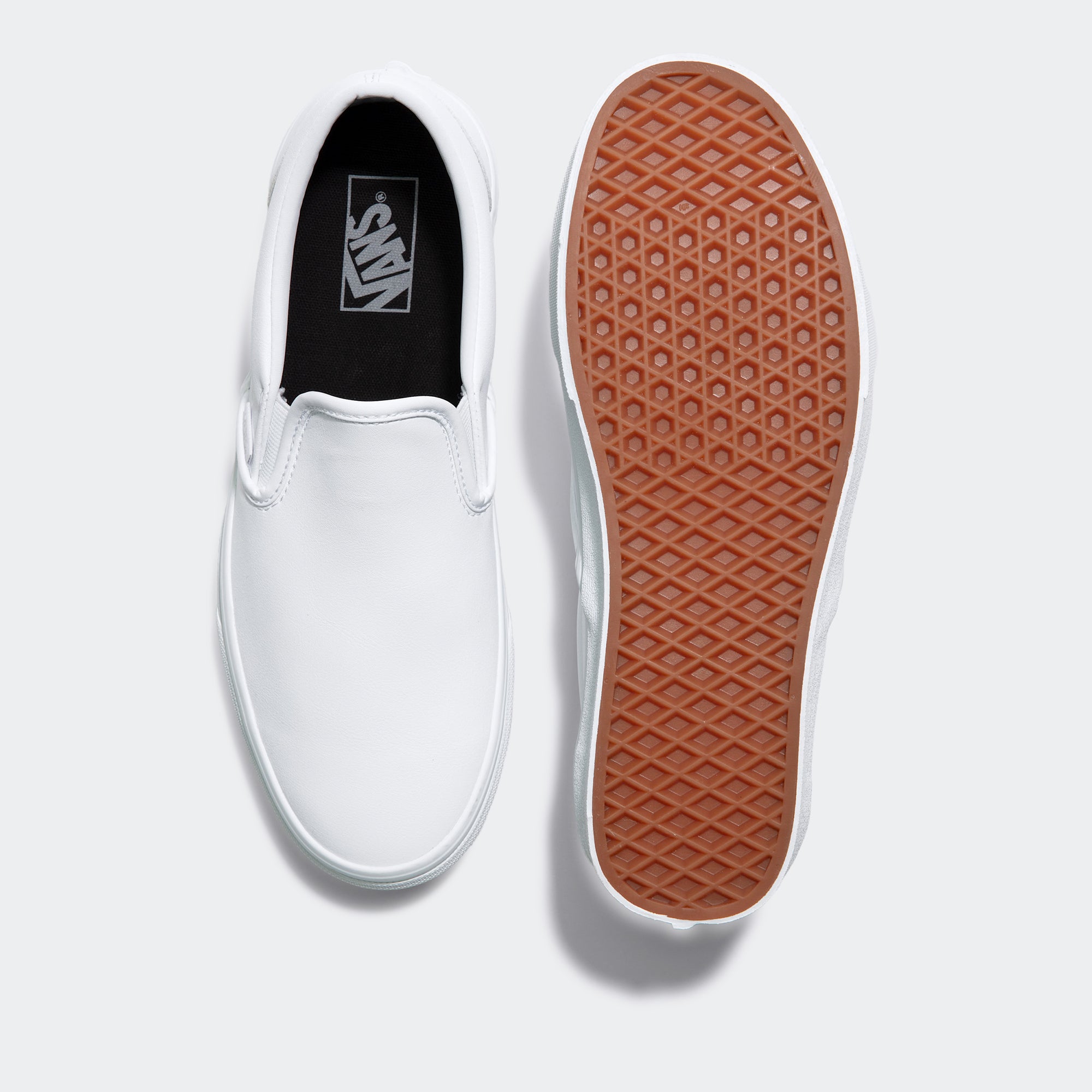 Unisex Vans Classic Slip-On Shoes True White