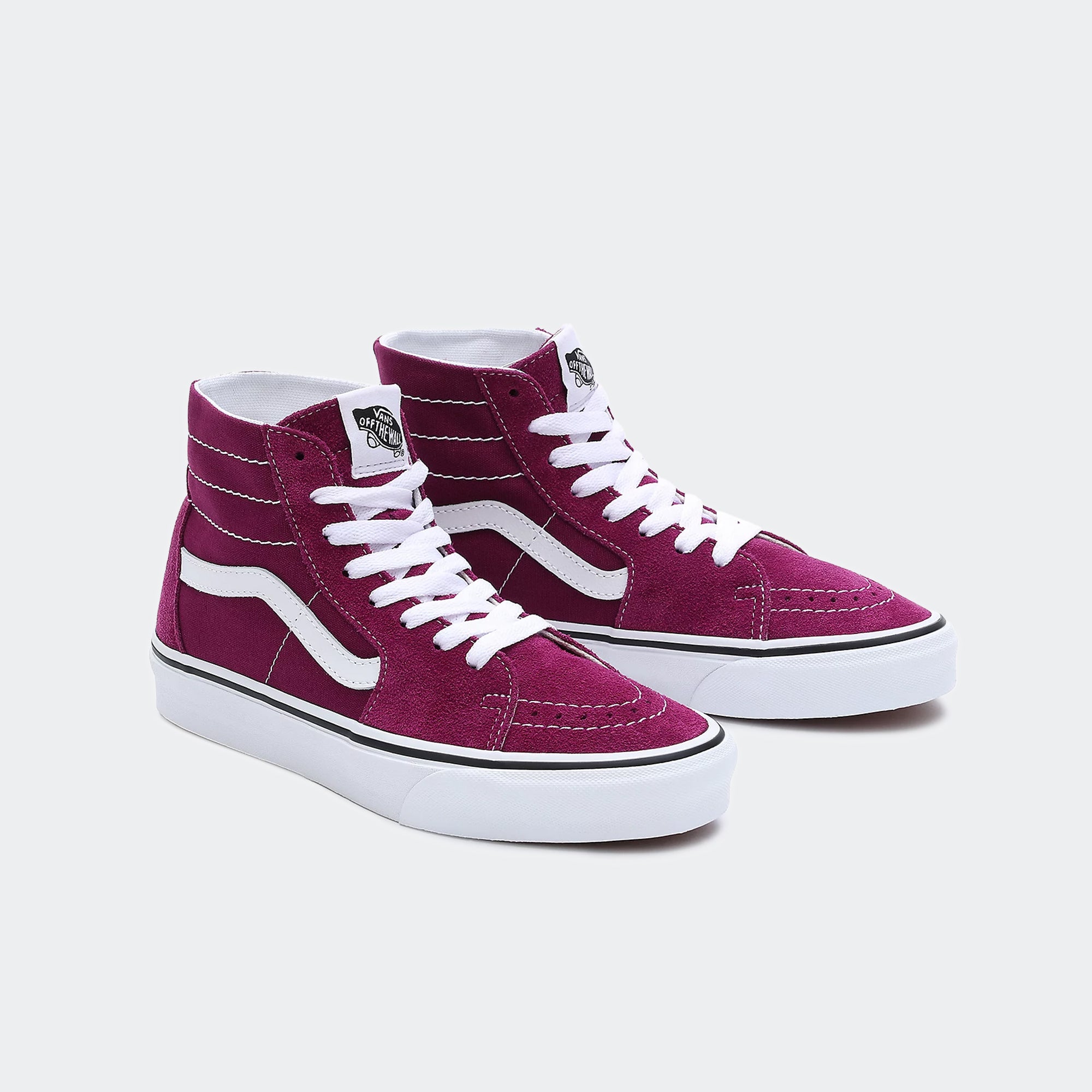 Unisex Vans Color Theory Sk8-Hi Tapered Shoes Dark Purple