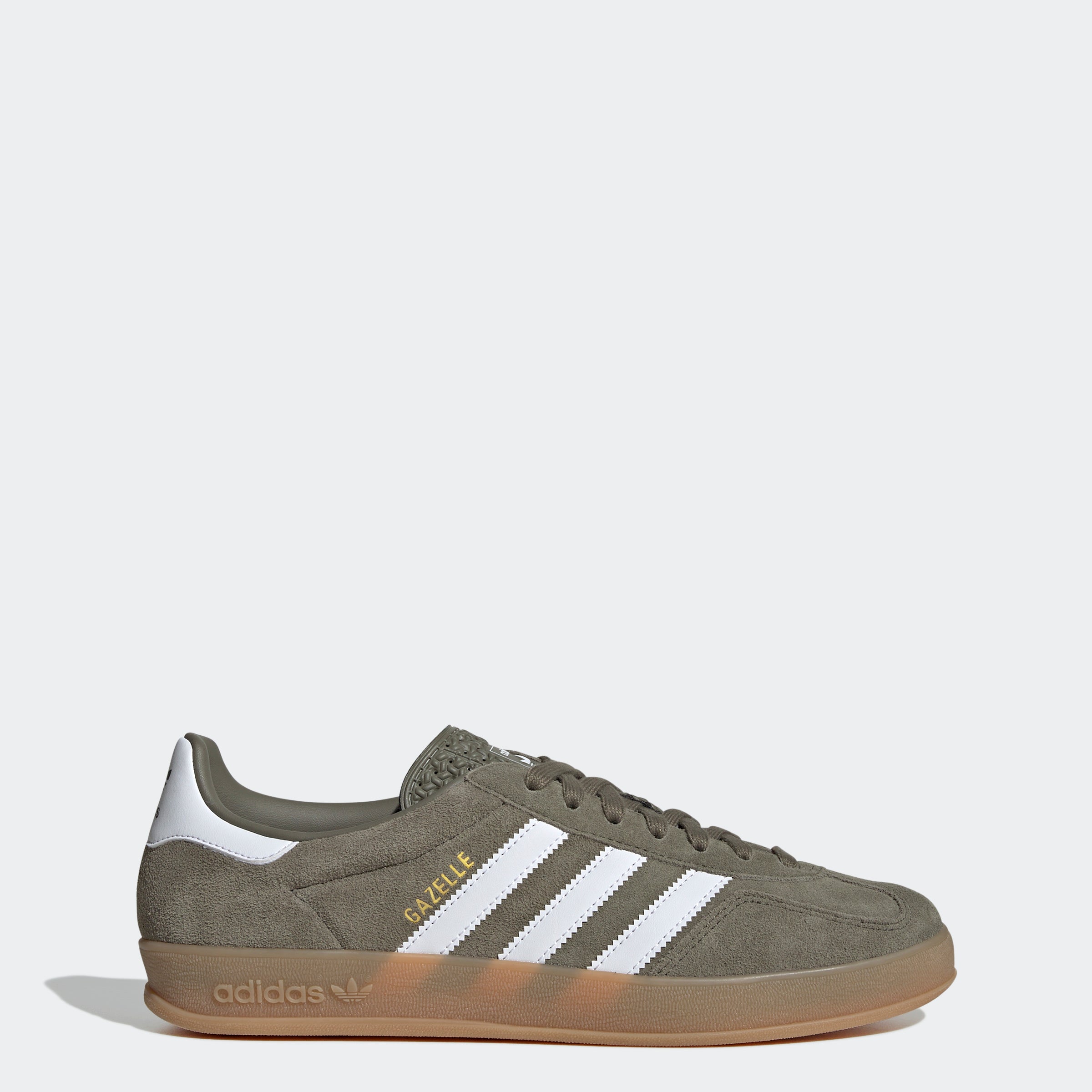 Unisex adidas Originals Gazelle Indoor Shoes Olive Strata