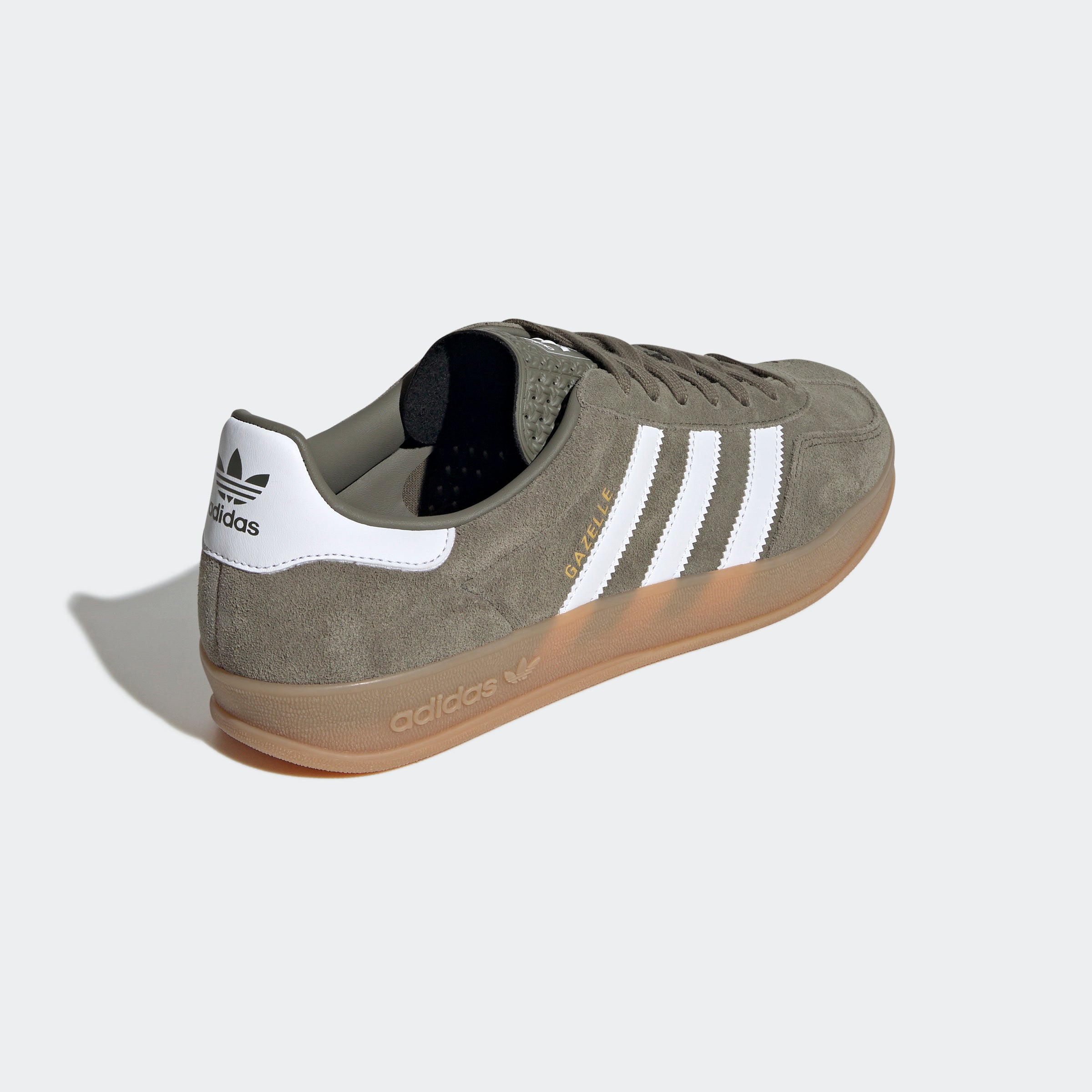 Unisex adidas Originals Gazelle Indoor Shoes Olive Strata