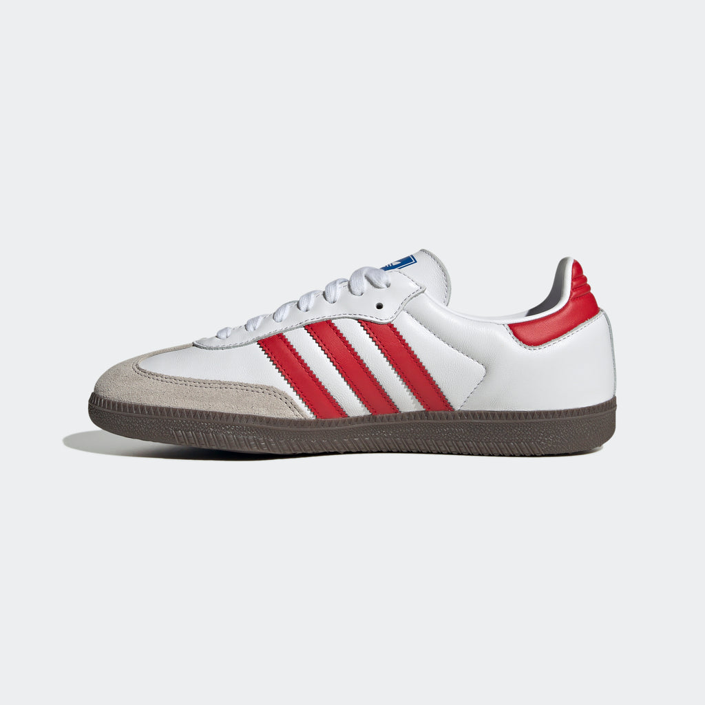 Unisex adidas Originals Samba OG Shoes Cloud White Better Scarlet