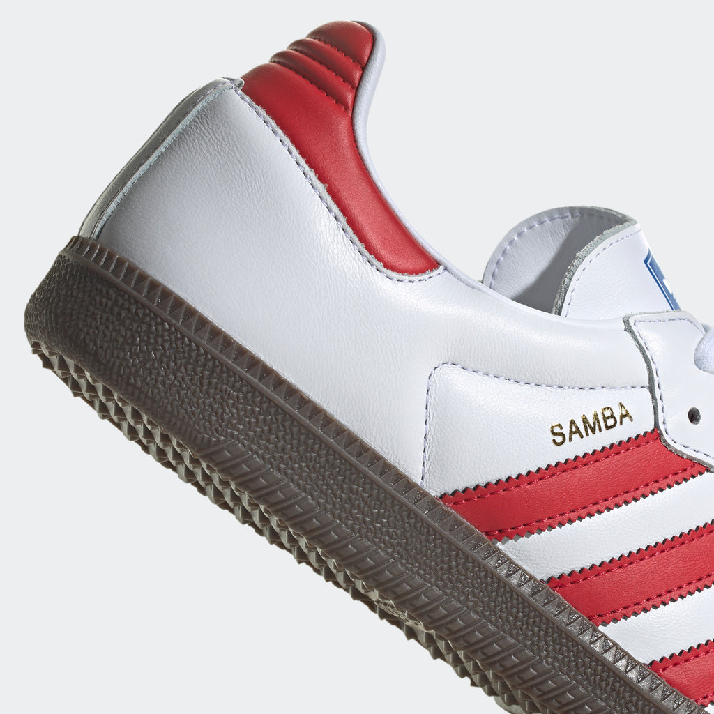 Unisex adidas Originals Samba OG Shoes Cloud White Better Scarlet