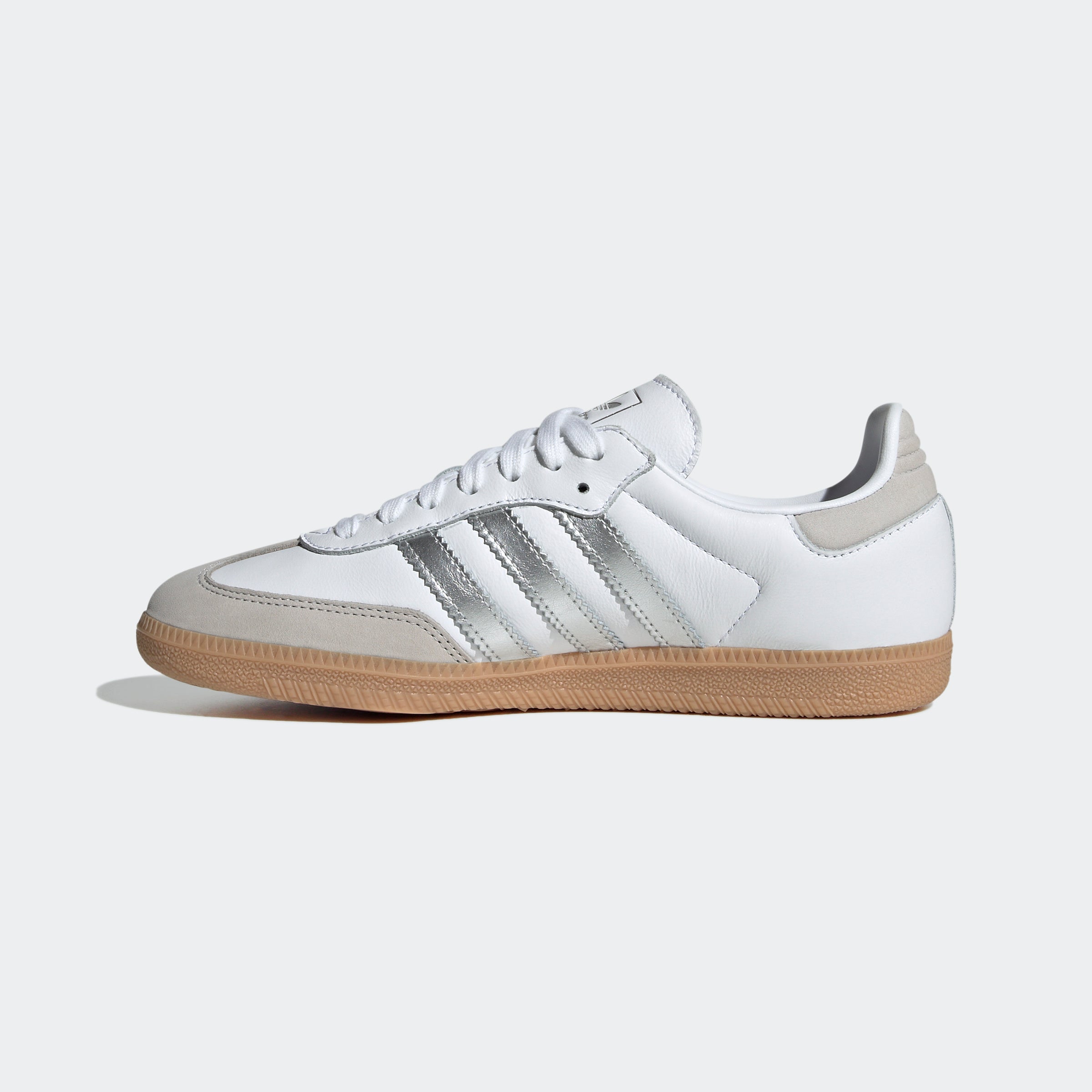 Women's adidas Originals Samba OG Shoes Cloud White / Silver Metallic / Grey One