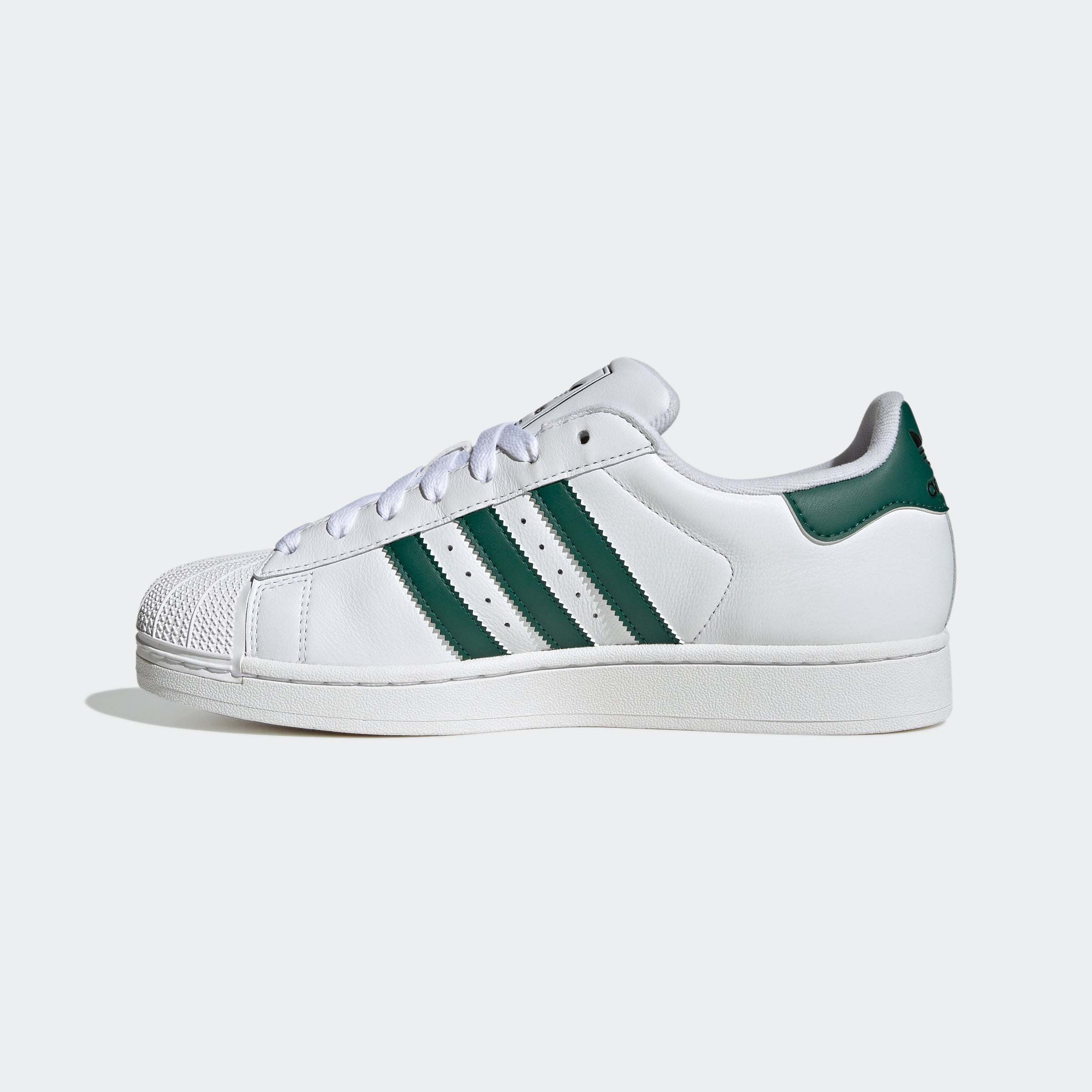 Unisex adidas Originals Superstar II Shoes White Collegiate Green