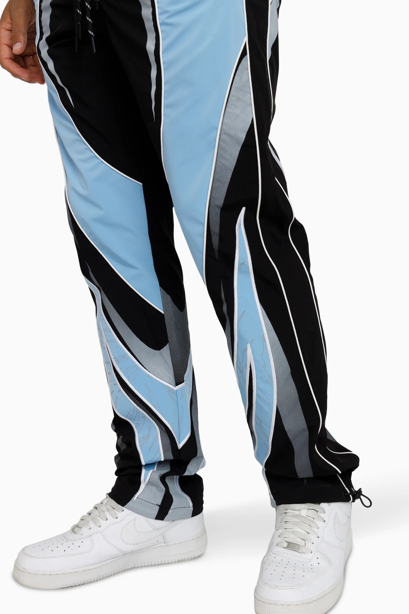 Men's Smoke Rise Rising Colorblock Windbreaker Pants Blue Bell