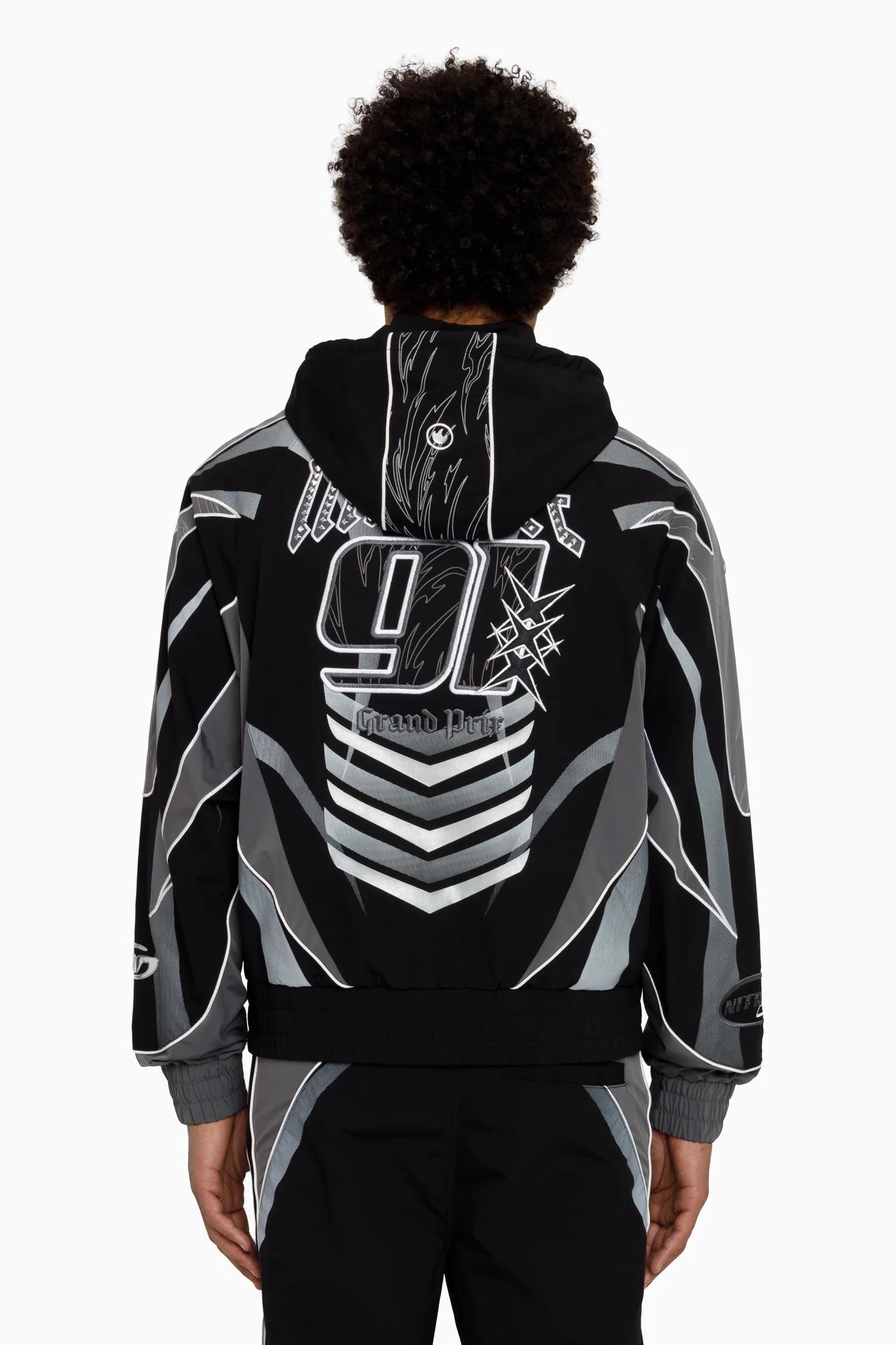 Men's Smoke Rise Rising Colorblock Windbreaker Jacket Castlerock