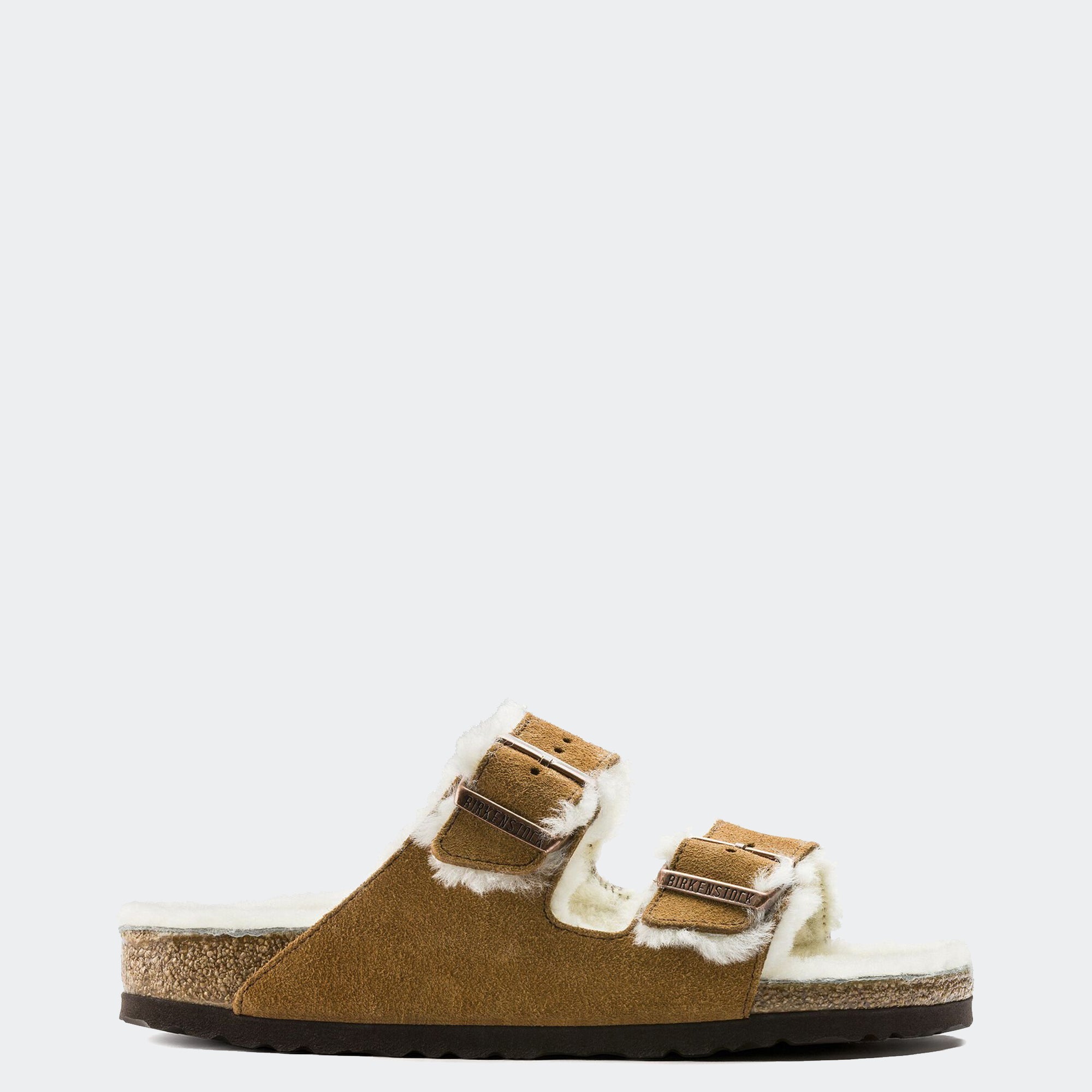 Women's BIRKENSTOCK Arizona Shearling Suede Leather Mink