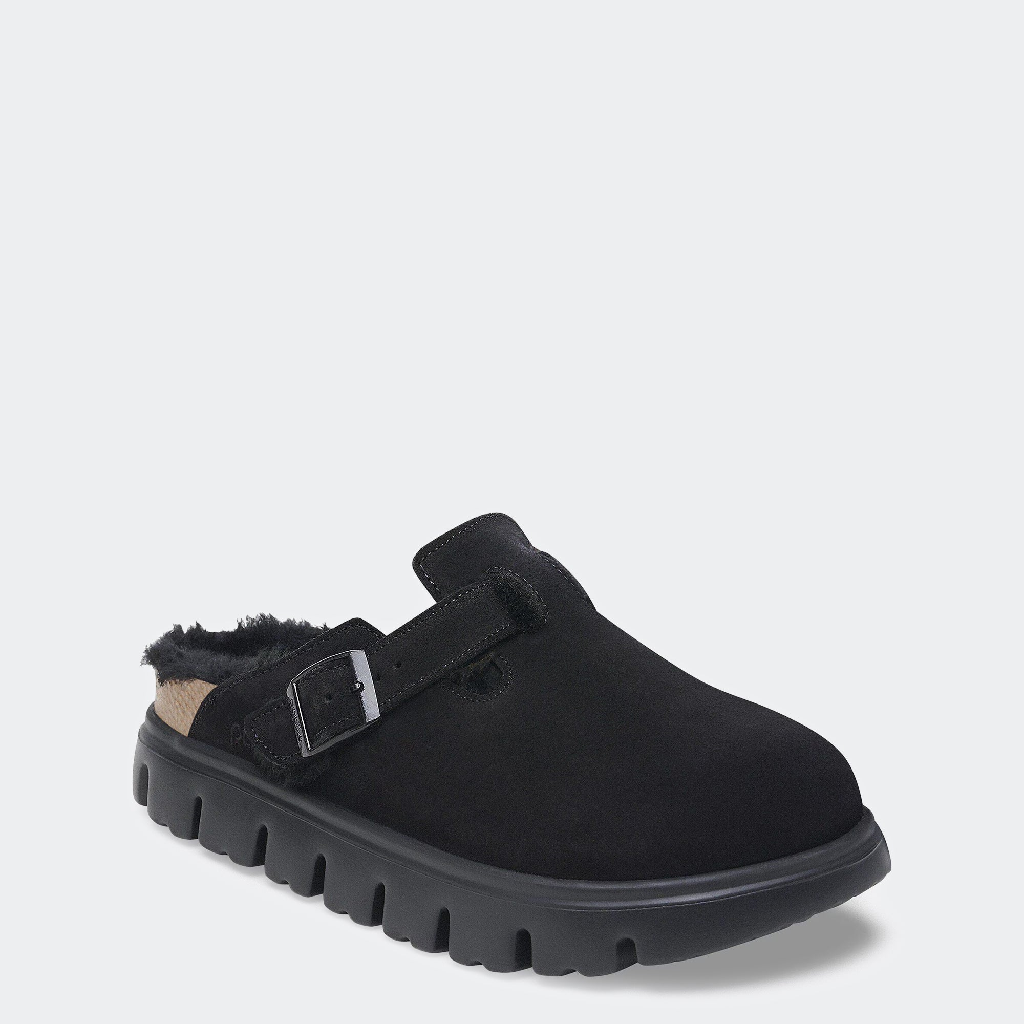 Women's BIRKENSTOCK Boston Chunky Shearling Black