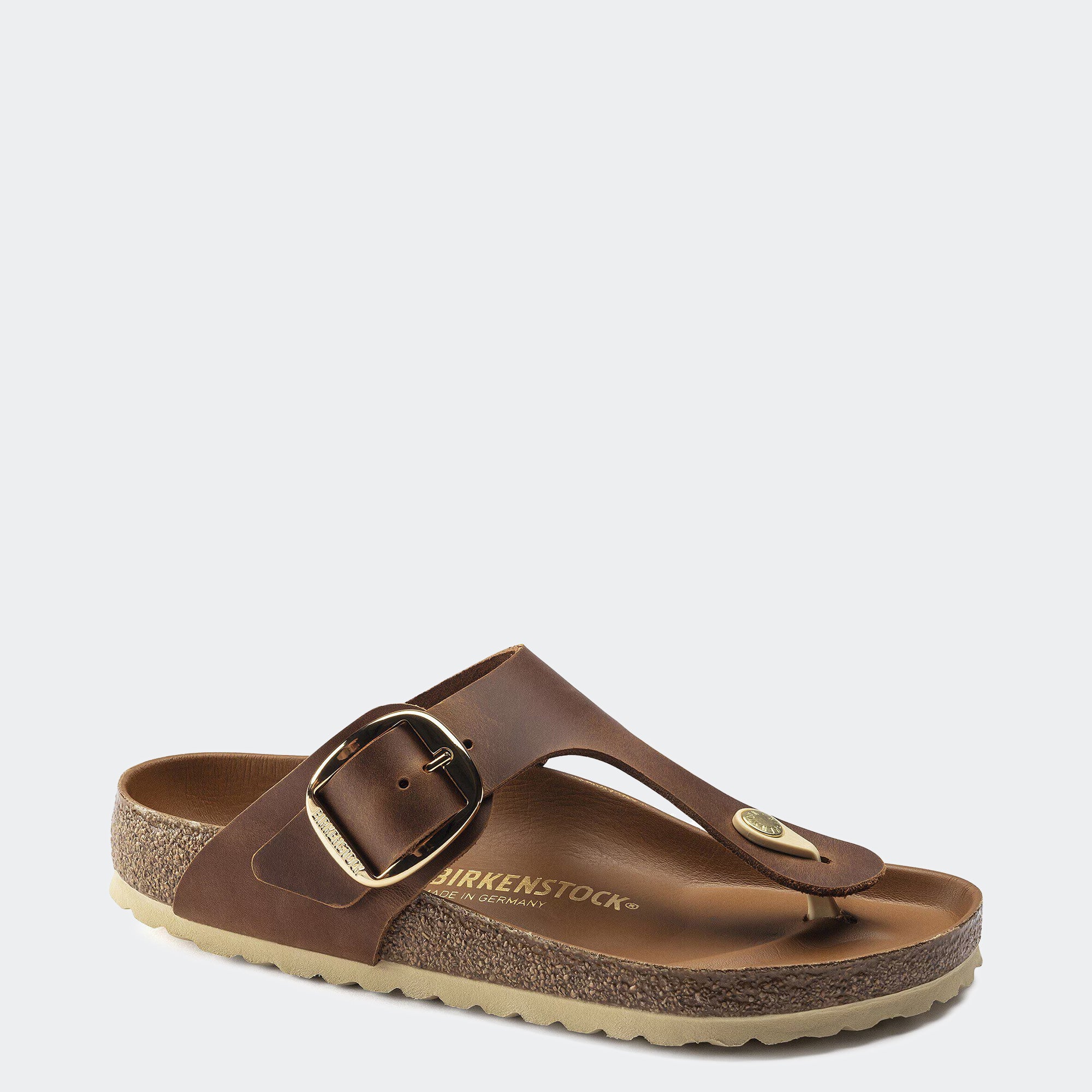 Women's BIRKENSTOCK Gizeh Big Buckle Cognac