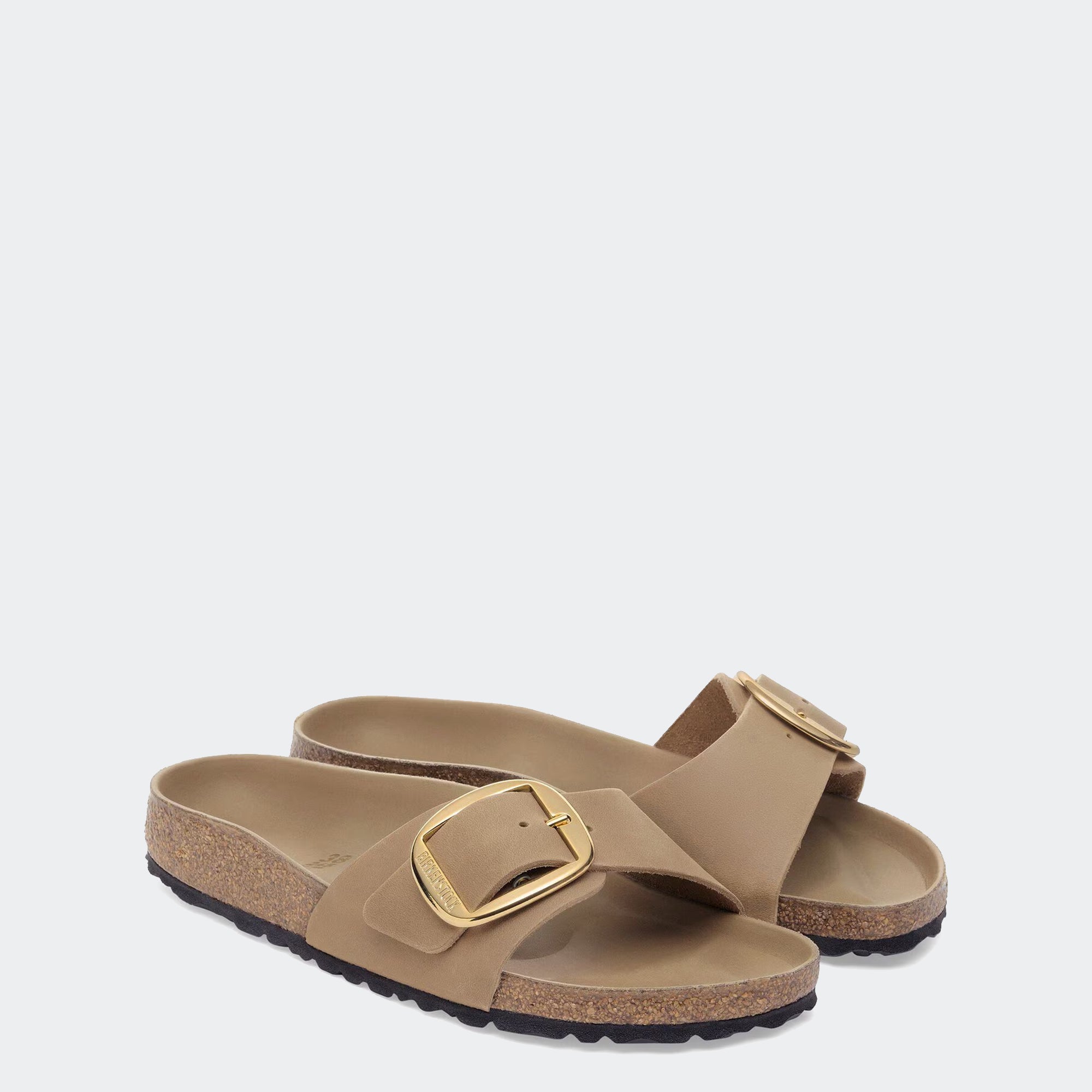 Women's BIRKENSTOCK Madrid Big Buckle Oiled Leather Tobacco Brown