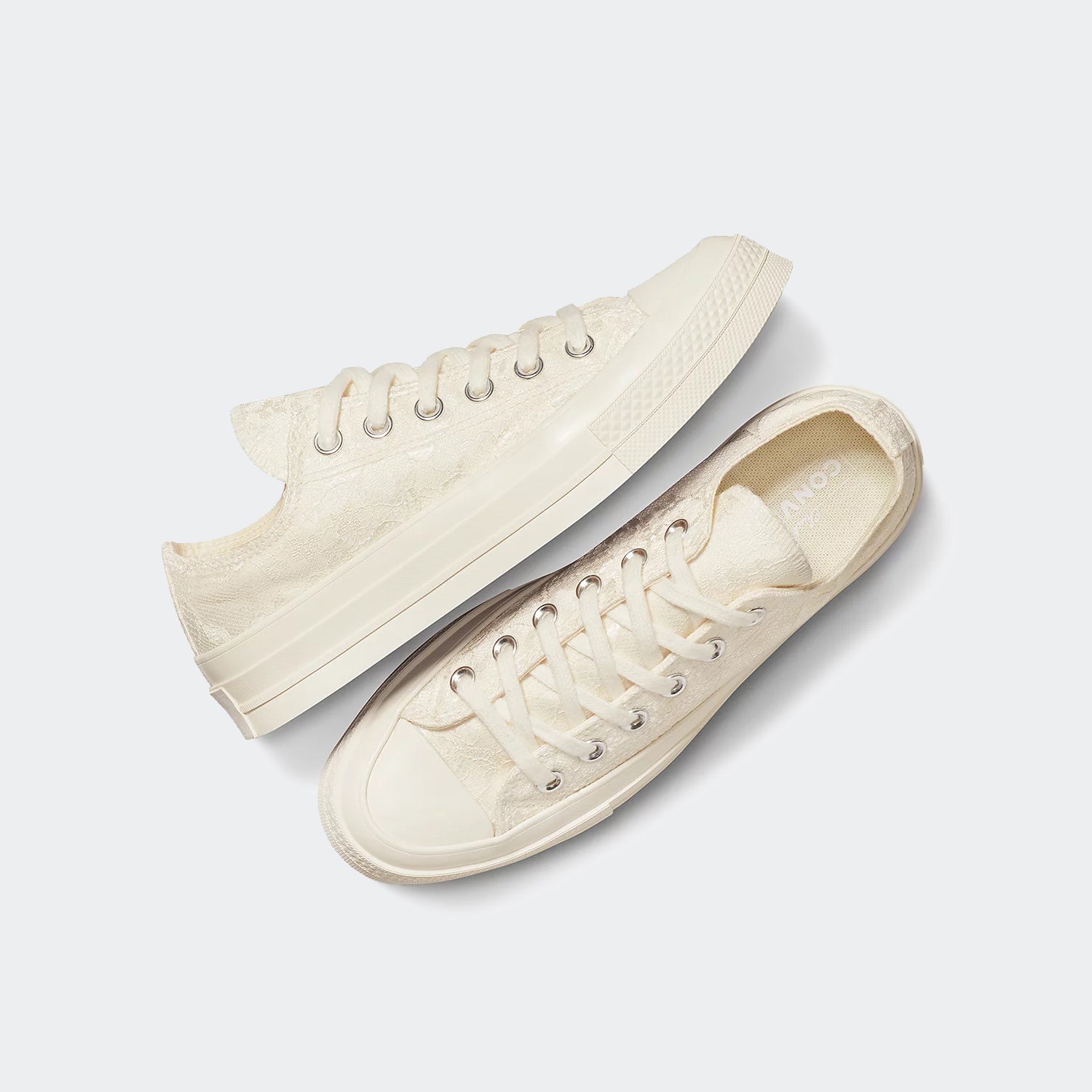 Women's Converse Chuck 70 Lace Shoes Vintage White