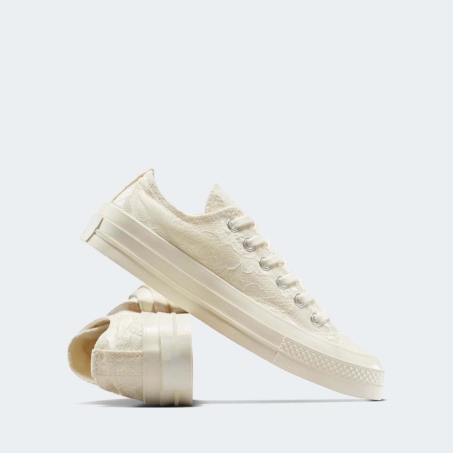 Women's Converse Chuck 70 Lace Shoes Vintage White