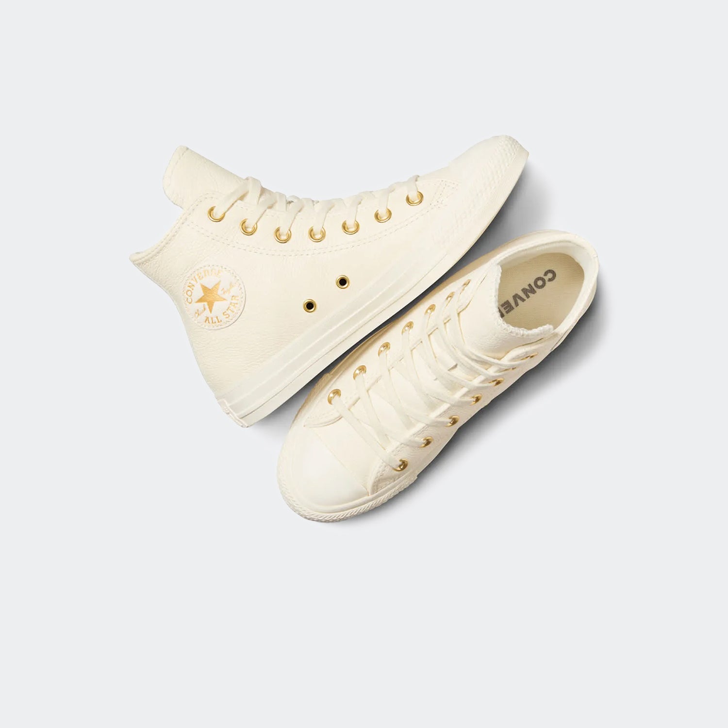 Women's Converse Chuck Taylor All Star Gold High Top Shoes Egret