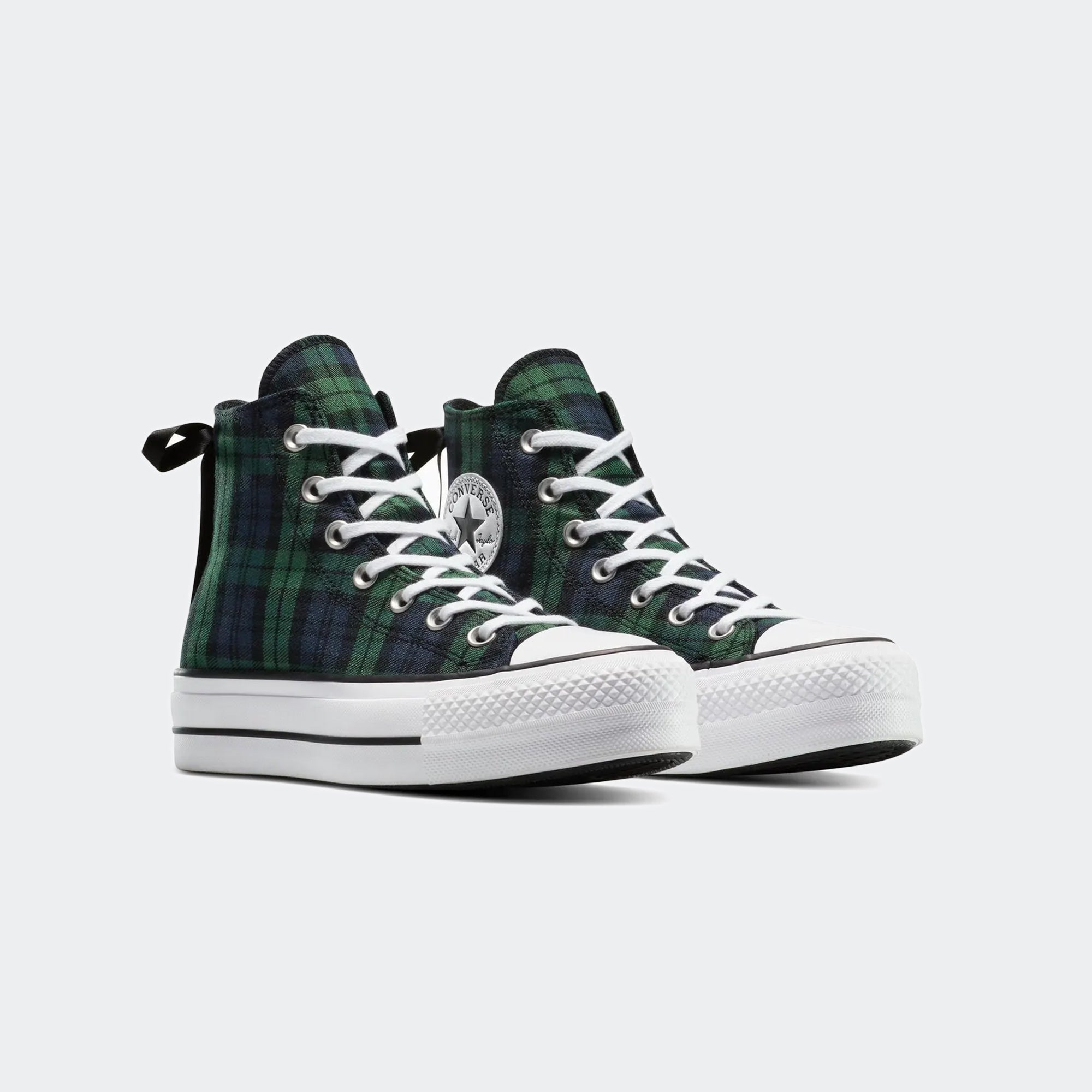 Women's Converse Chuck Taylor All Star Lift Navy Plaid / Black / White