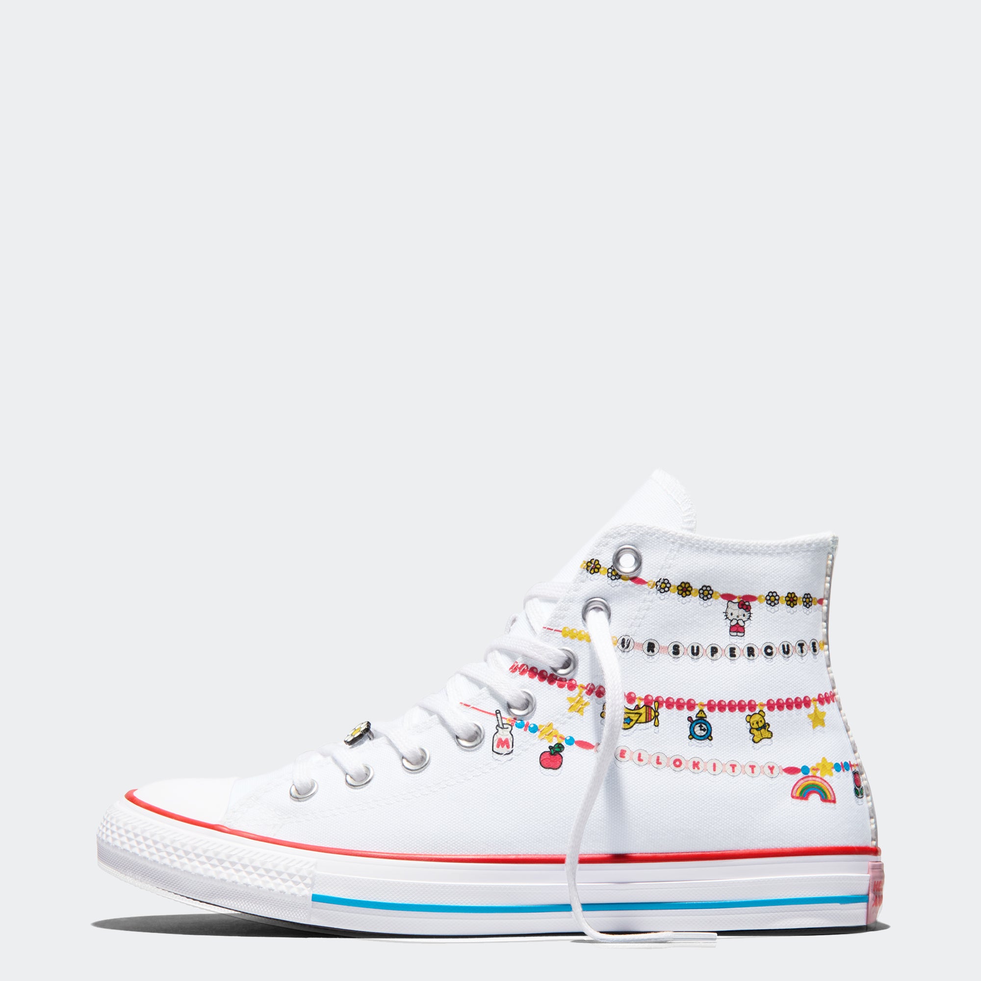 Women's Converse Chuck Taylor All Star x Hello Kitty Hi Shoes White