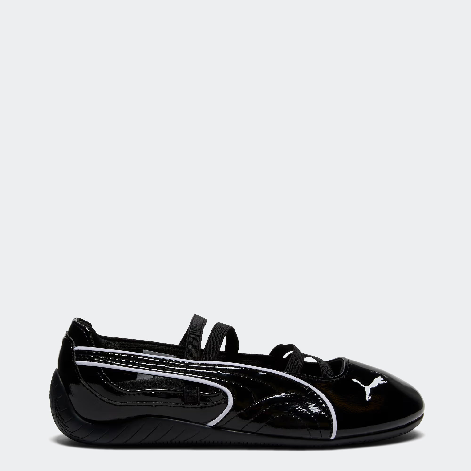 Women's PUMA Speedcat Ballet Glossy Shoes Black / White