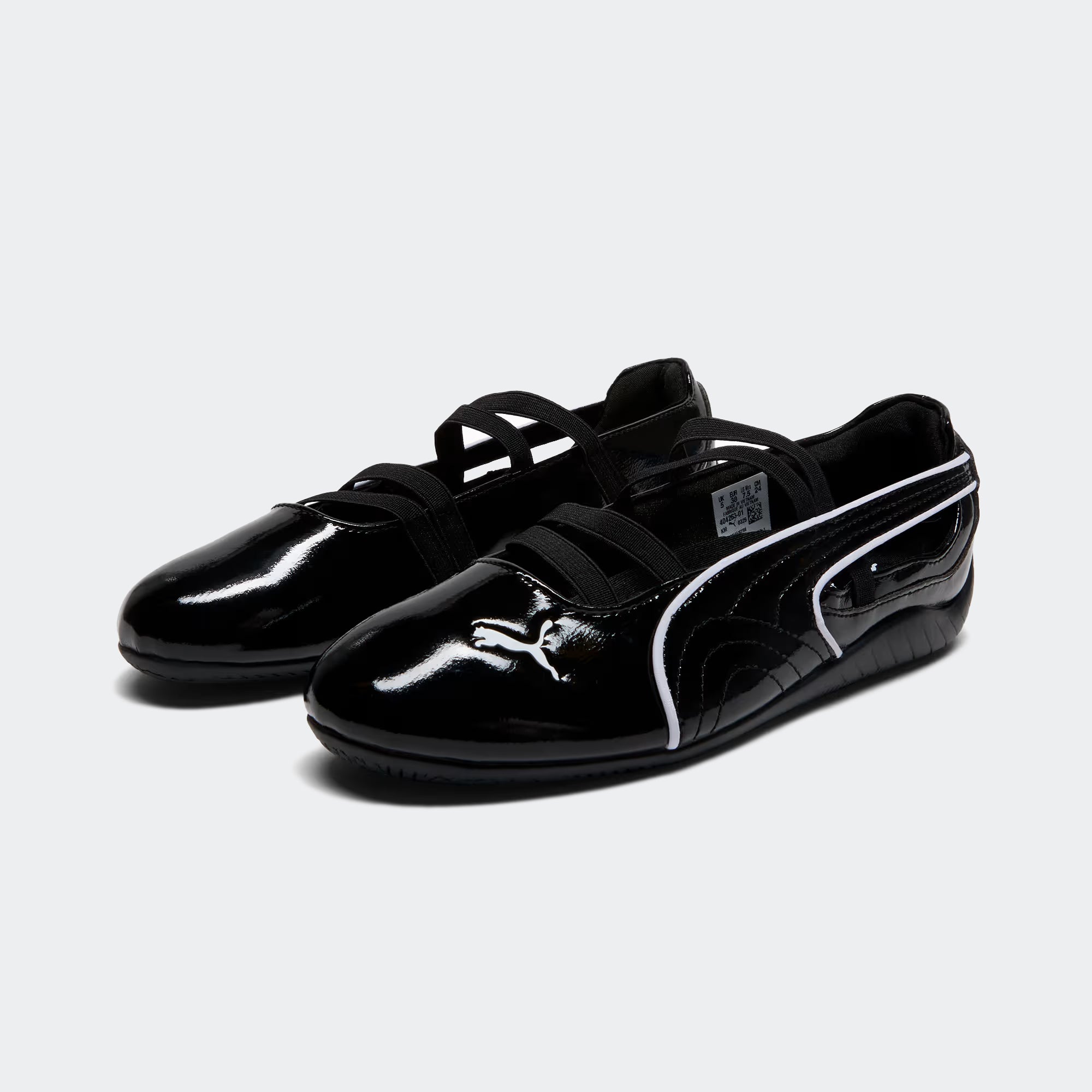 Women's PUMA Speedcat Ballet Glossy Shoes Black / White
