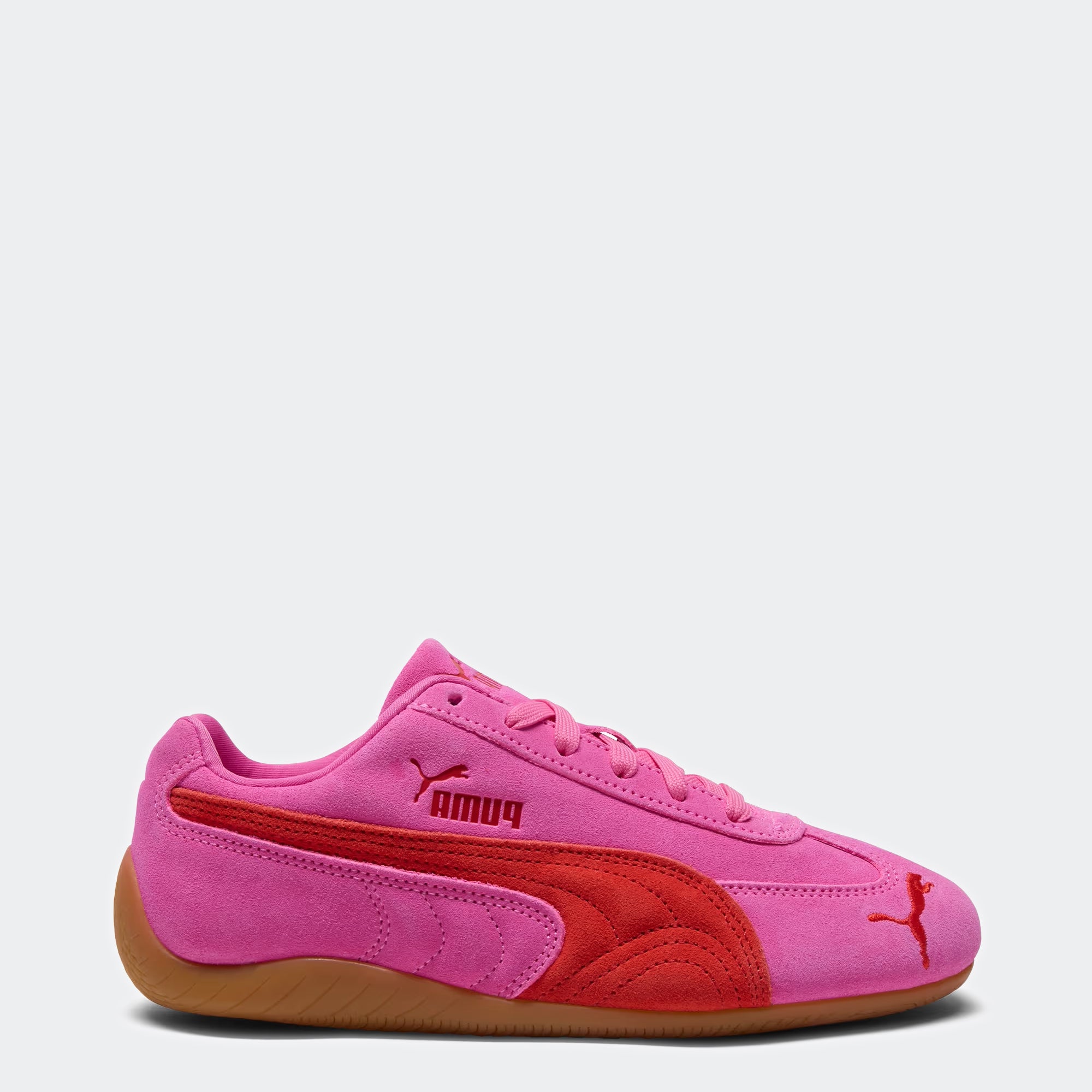 Women's PUMA Speedcat OG Shoes Pink Pixel / Glowing Red