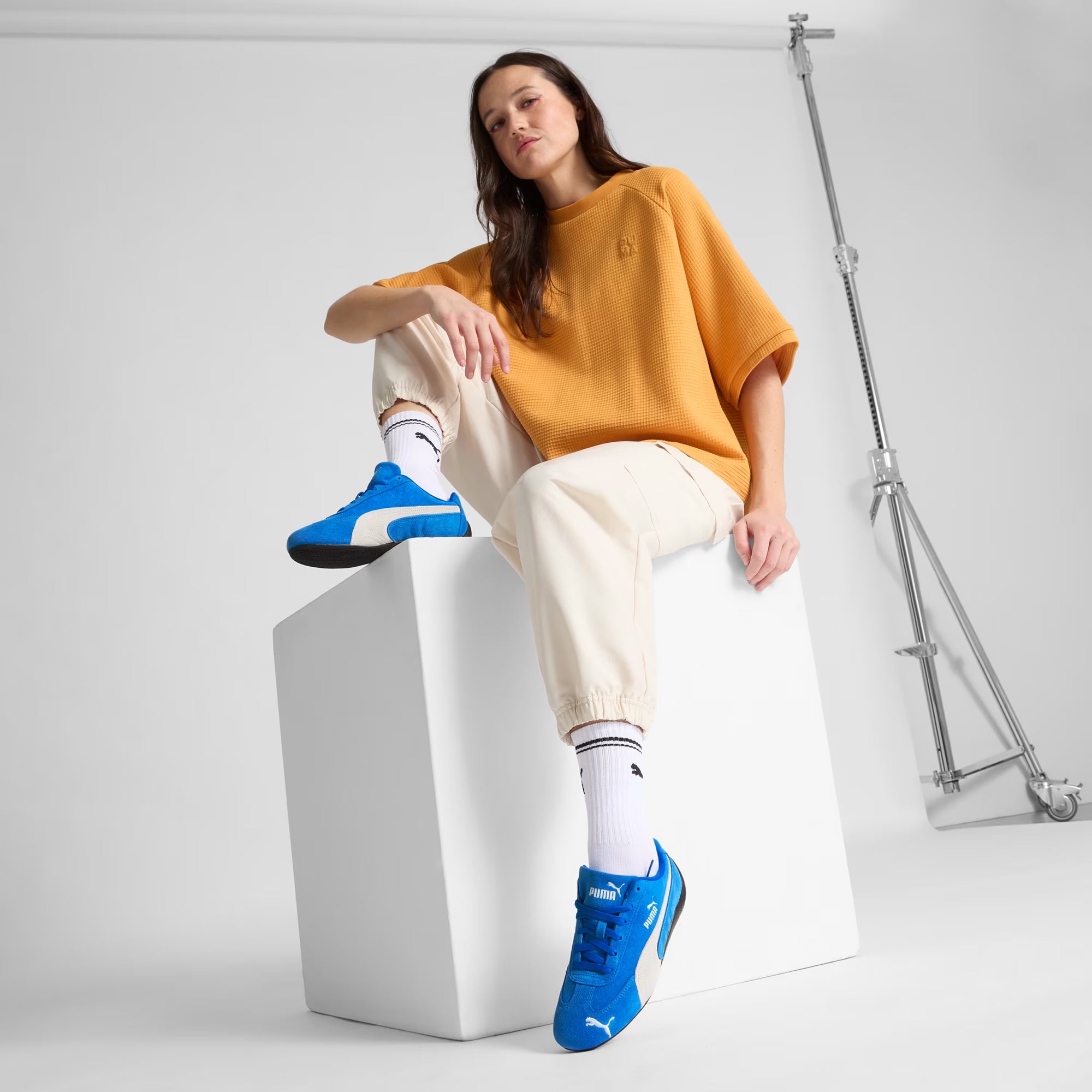 Women's PUMA Speedcat OG Shoes Royal Blue / PUMA White