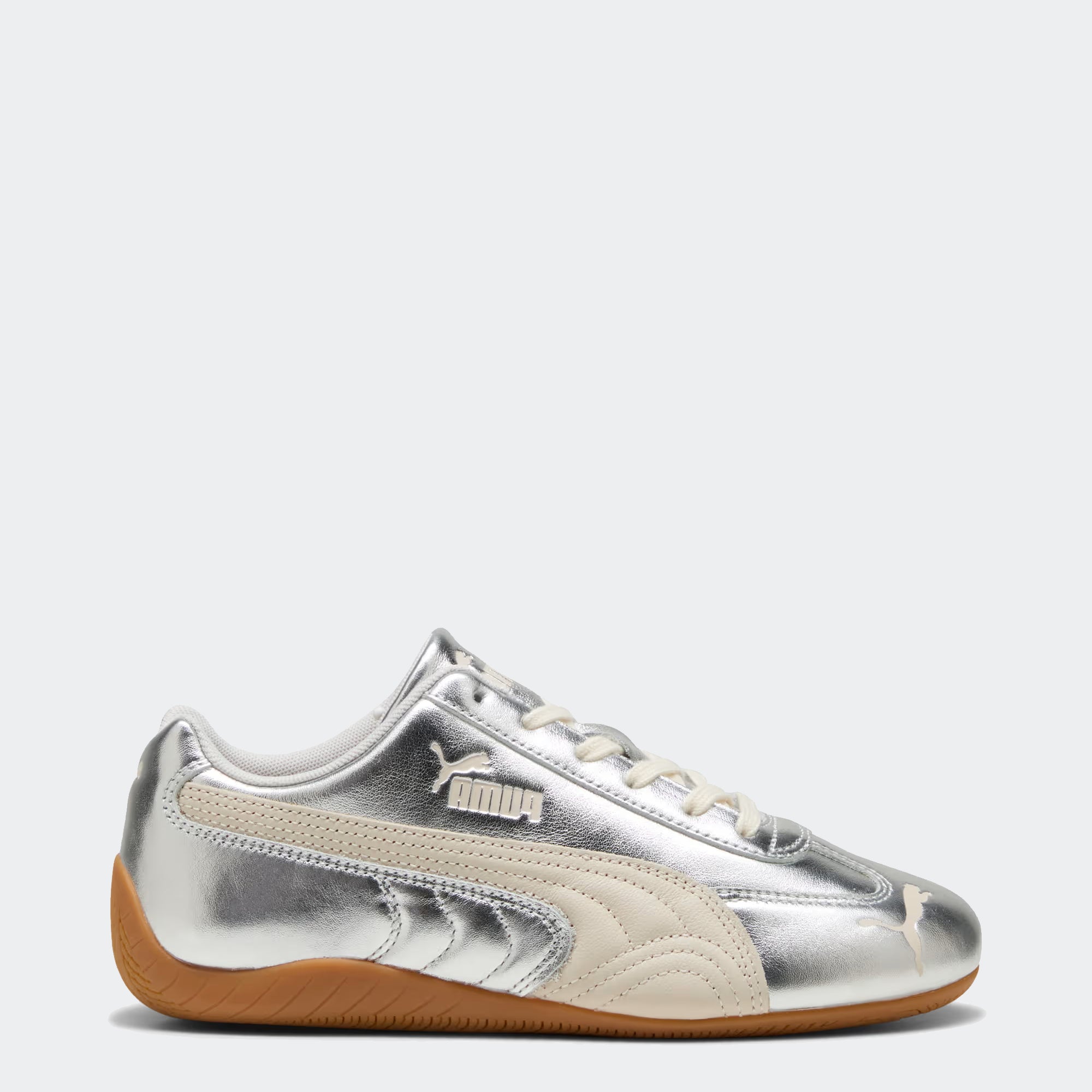 Women's PUMA Speedcat Silver Shoes Alpine Snow-Gum