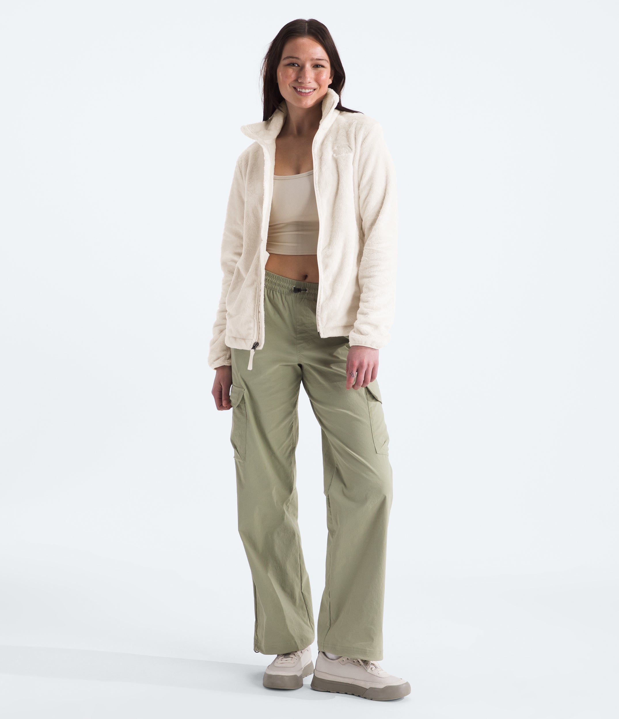 Women's The North Face Osito Jacket White Dune