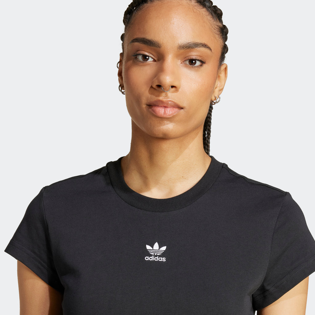 Women's adidas Originals Essentials Slim Tee Black