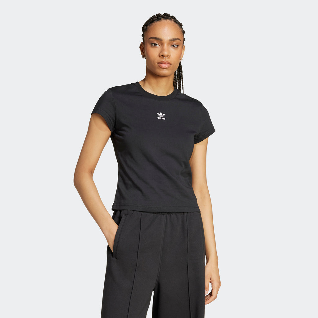 Women's adidas Originals Essentials Slim Tee Black