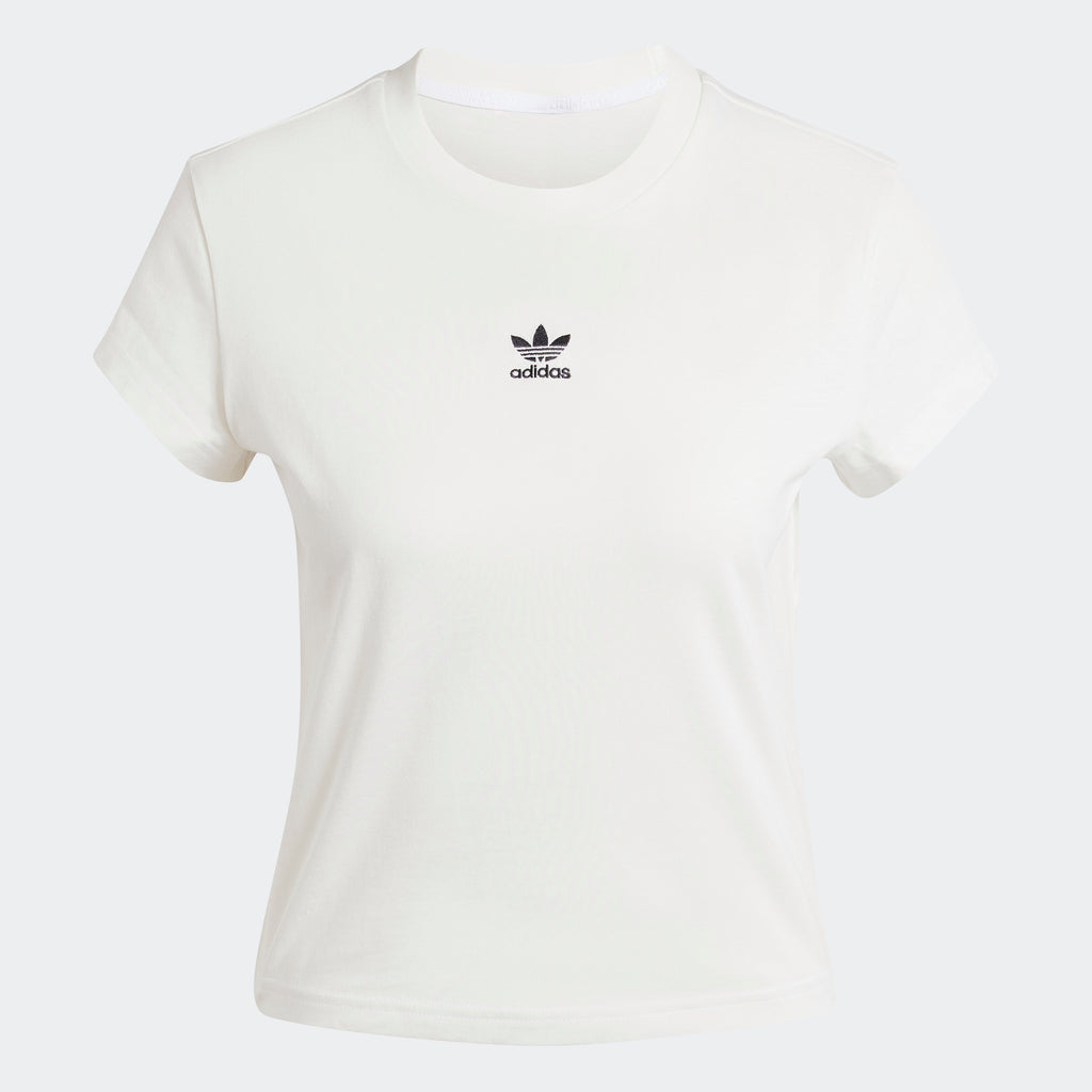 Women's adidas Originals Essentials Slim Tee Cloud White