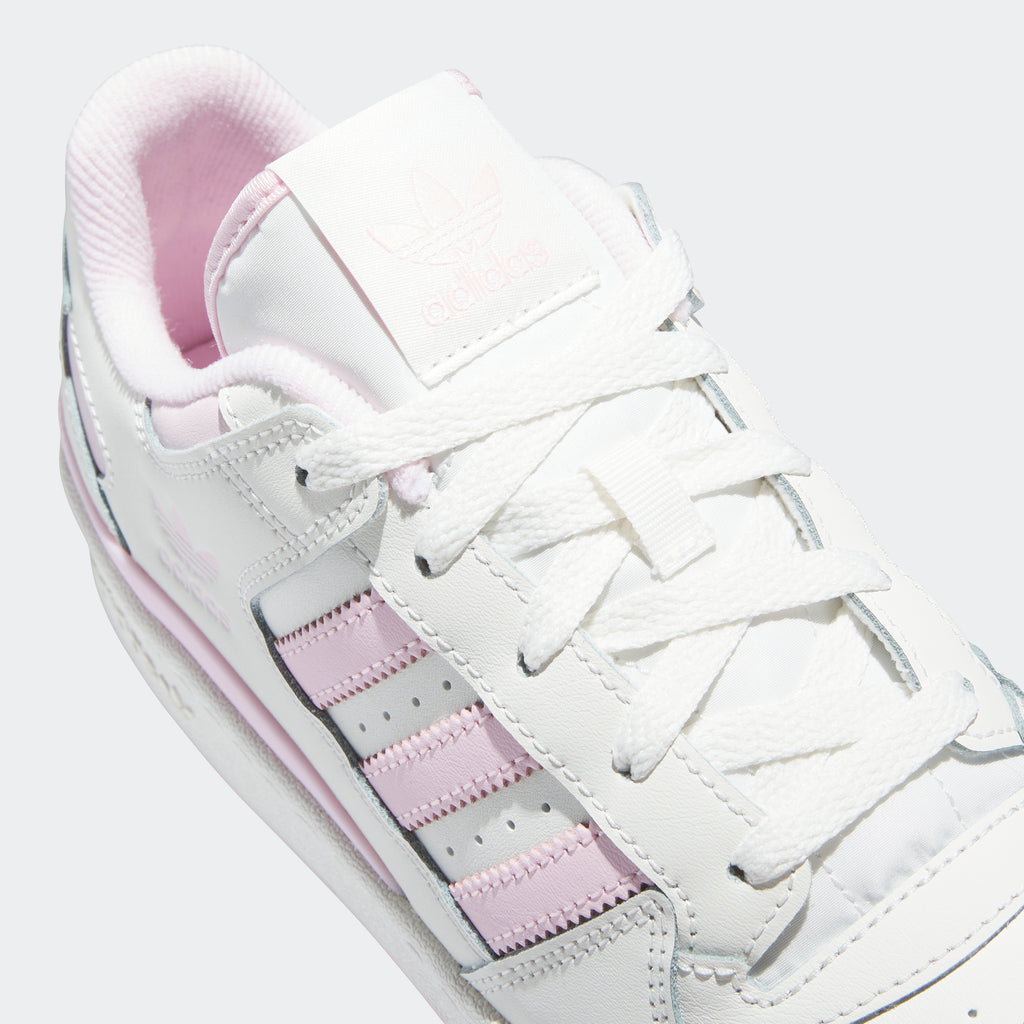 Women's adidas Originals Forum Low CL Shoes Cloud White Clear Pink