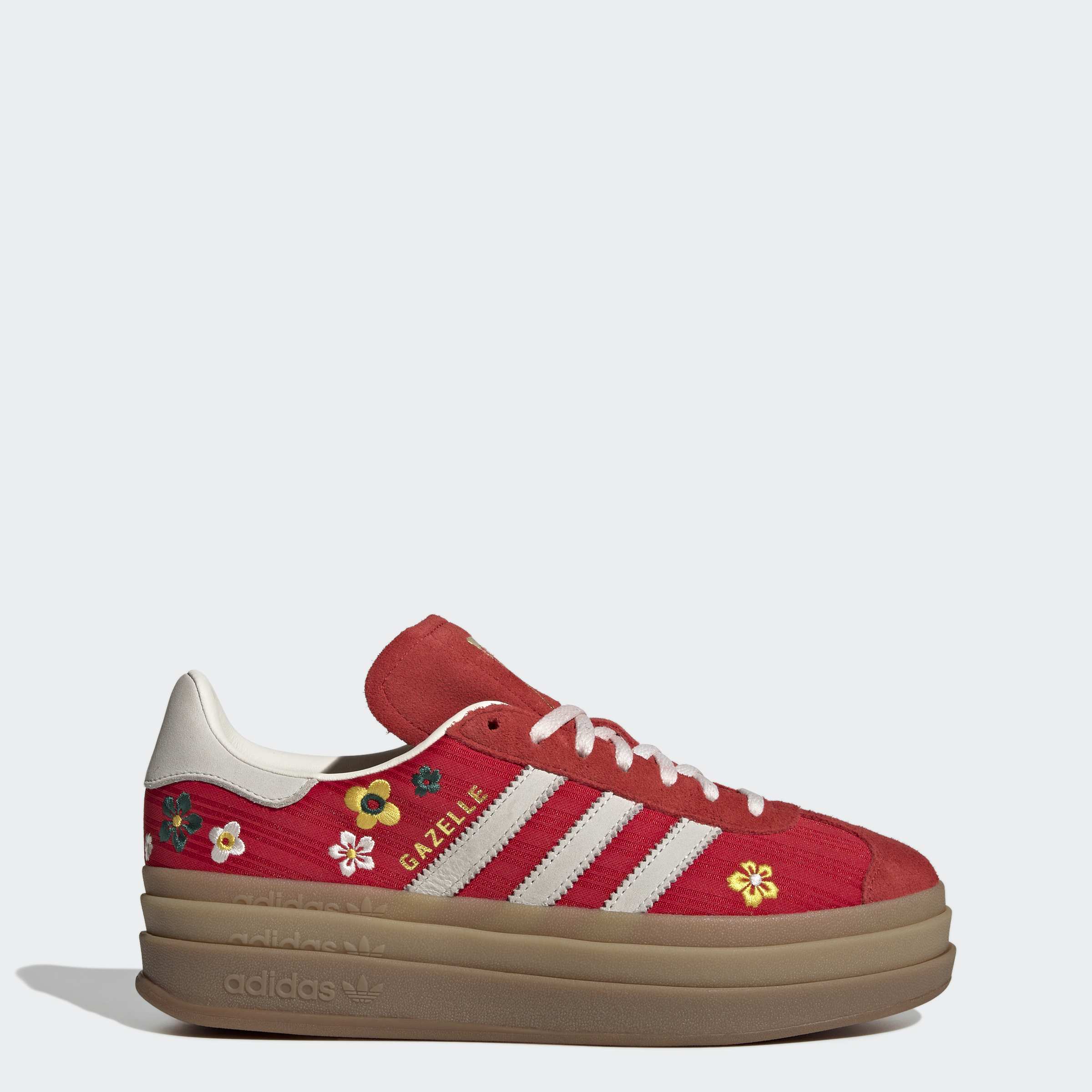 Women's adidas Originals Gazelle Bold Shoes Better Scarlet
