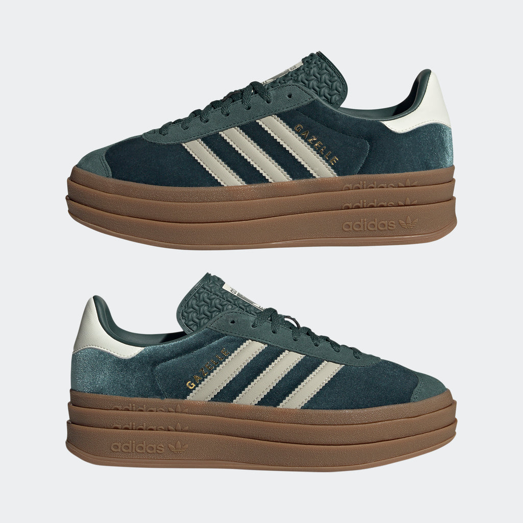 Women's adidas Originals Gazelle Bold Shoes Mineral Green