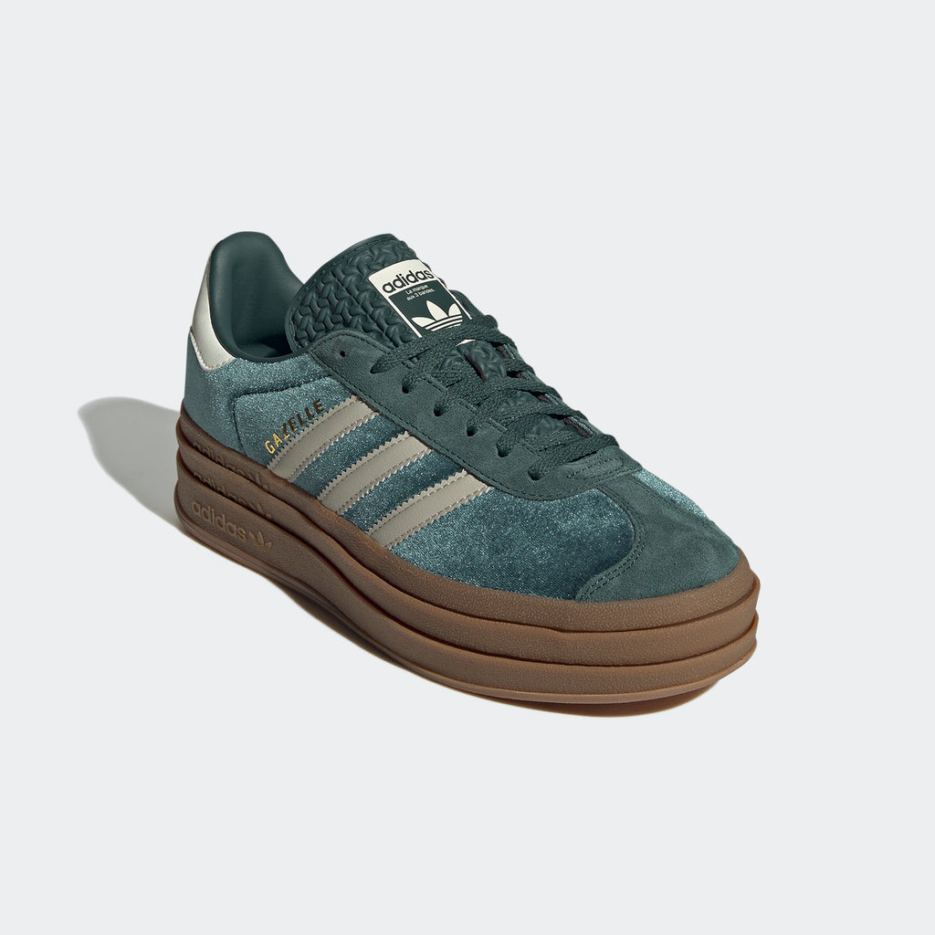 Women's adidas Originals Gazelle Bold Shoes Mineral Green