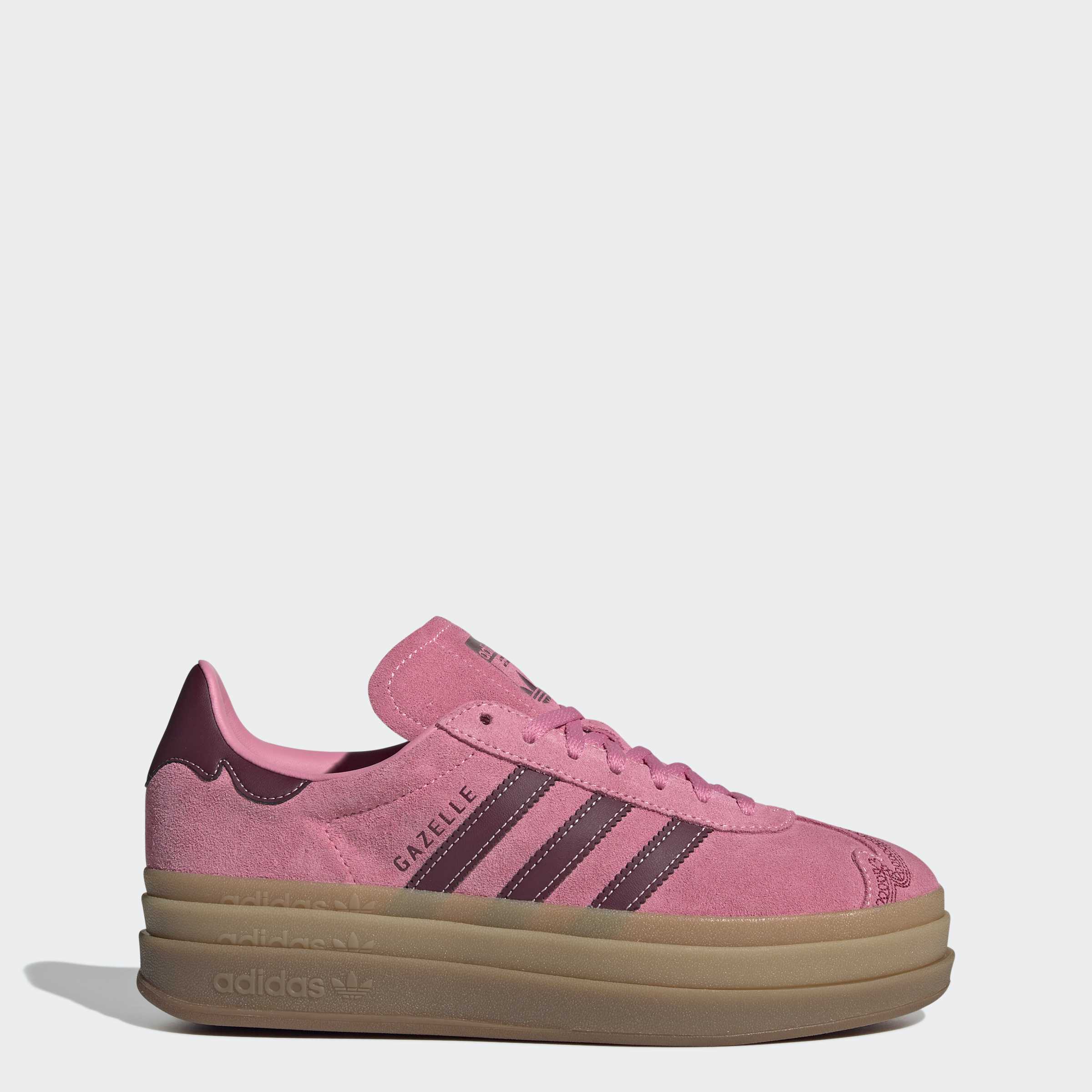Women's adidas Originals Gazelle Bold Shoes Shadow Red