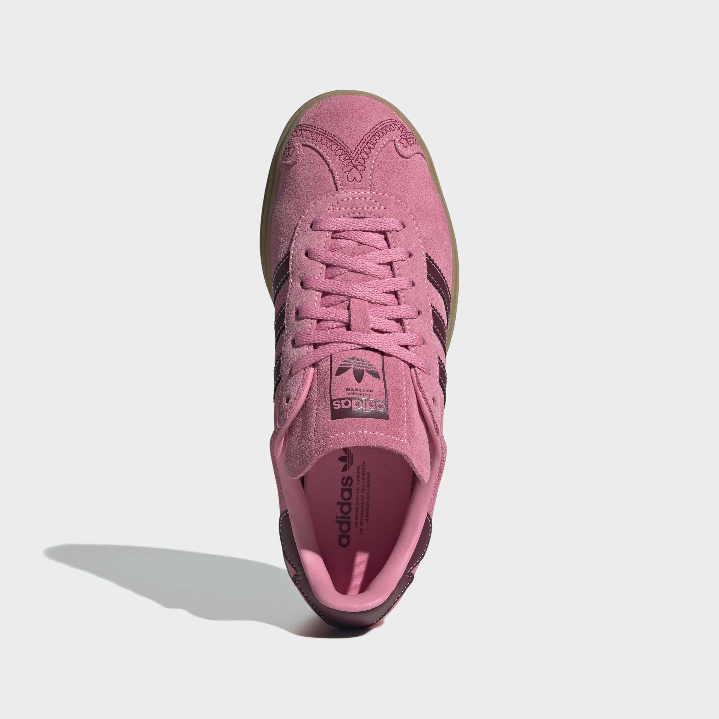 Women's adidas Originals Gazelle Bold Shoes Shadow Red